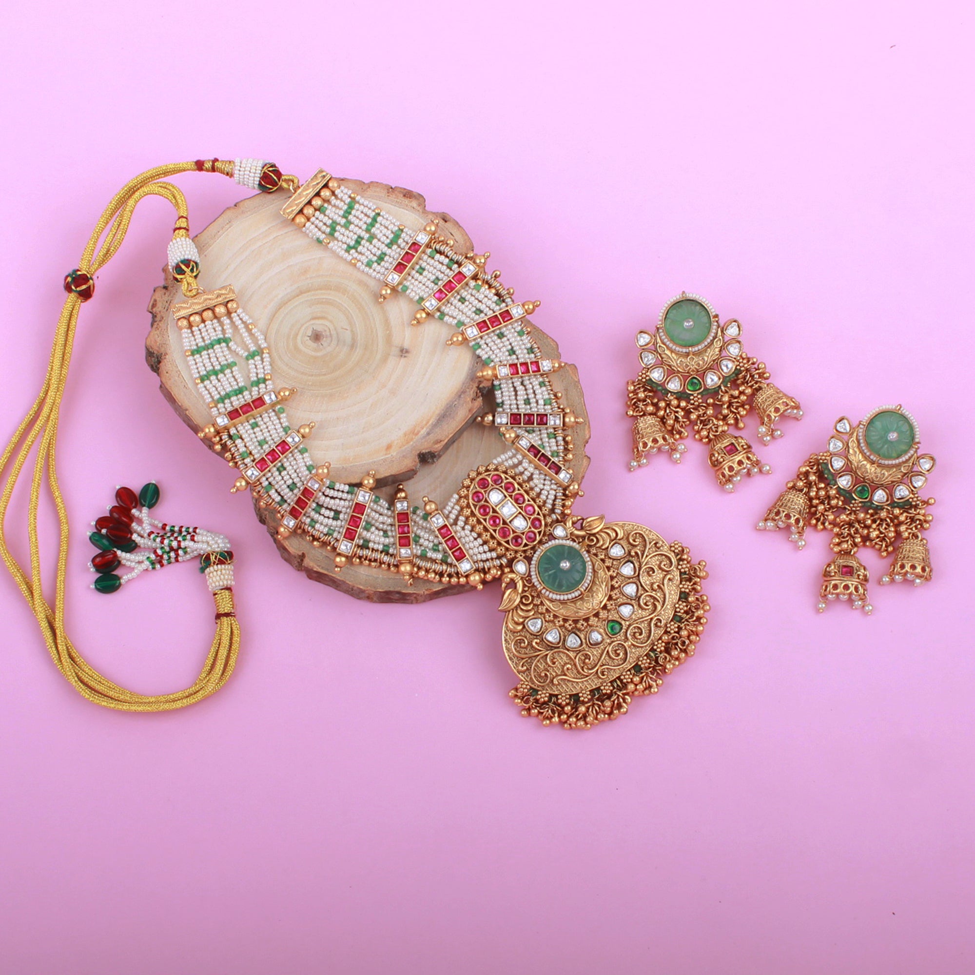 Sidha Antique Designer Necklace Set