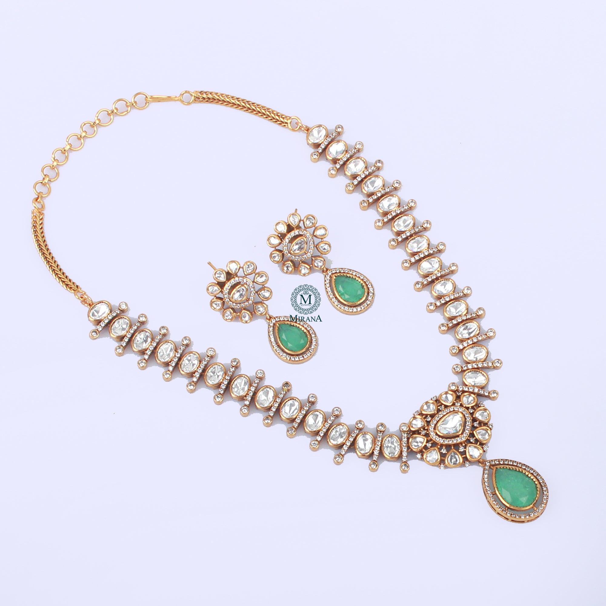 Bavya Pastel Designer Necklace Set