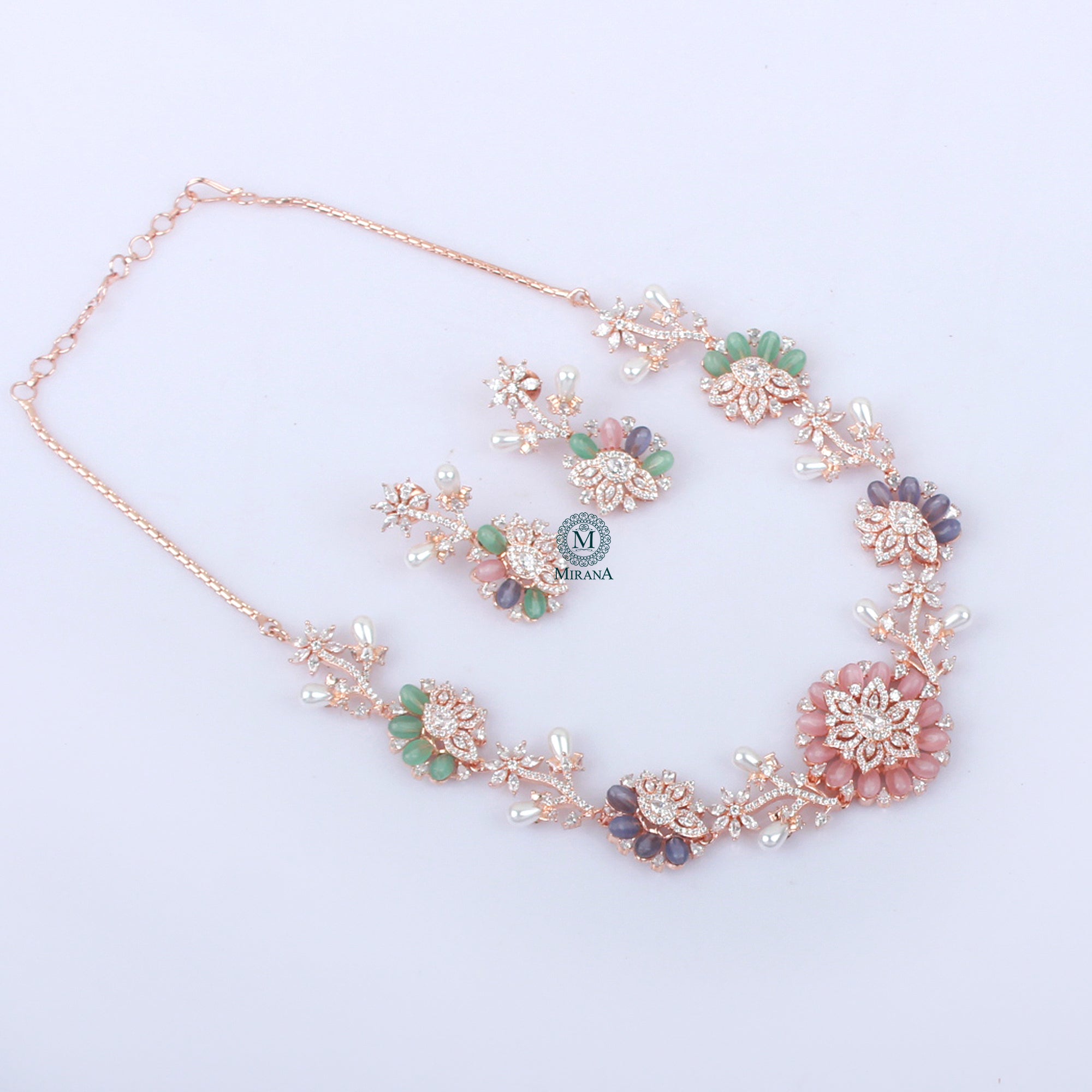 Twinkle Fusion Designer Necklace Set