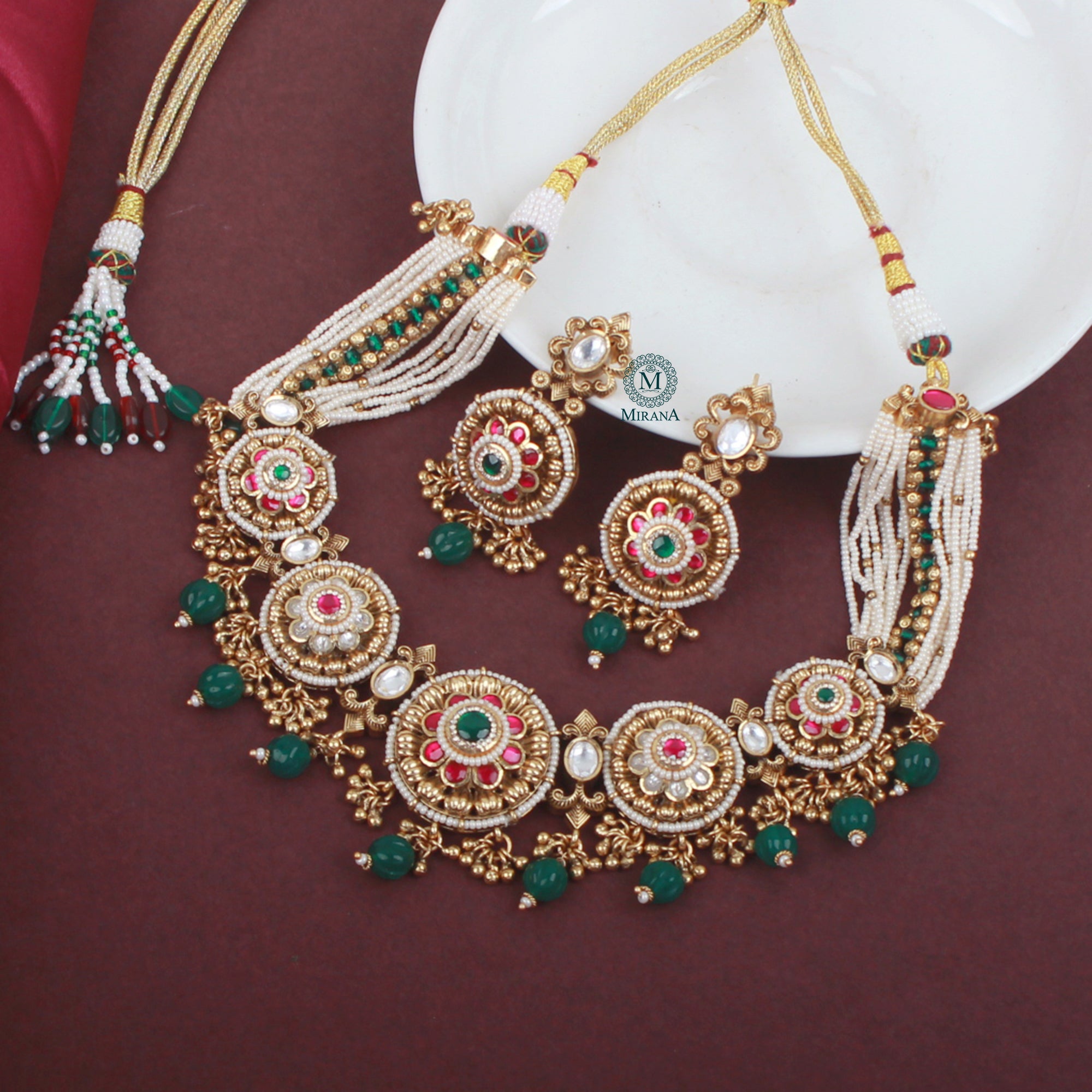 Yaanika Antique Designer Necklace Set