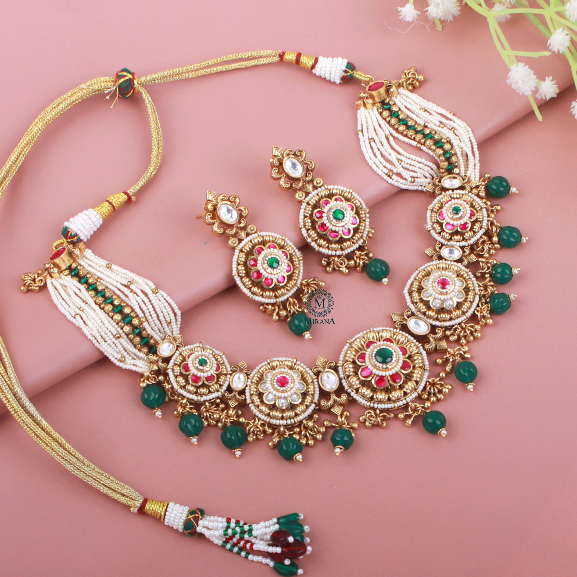 Yaanika Antique Designer Necklace Set