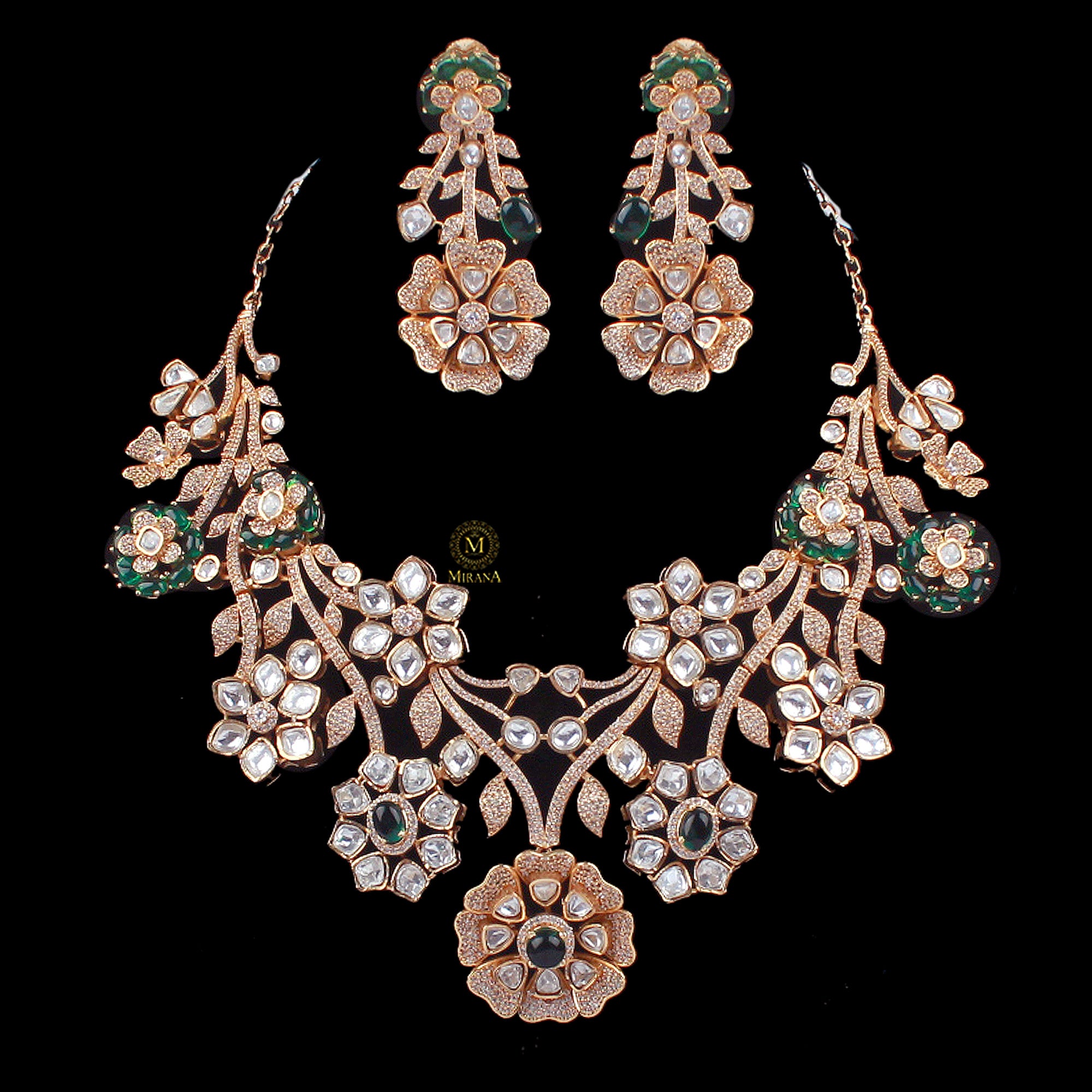 Anushi Moissanite Bridal Necklace Set