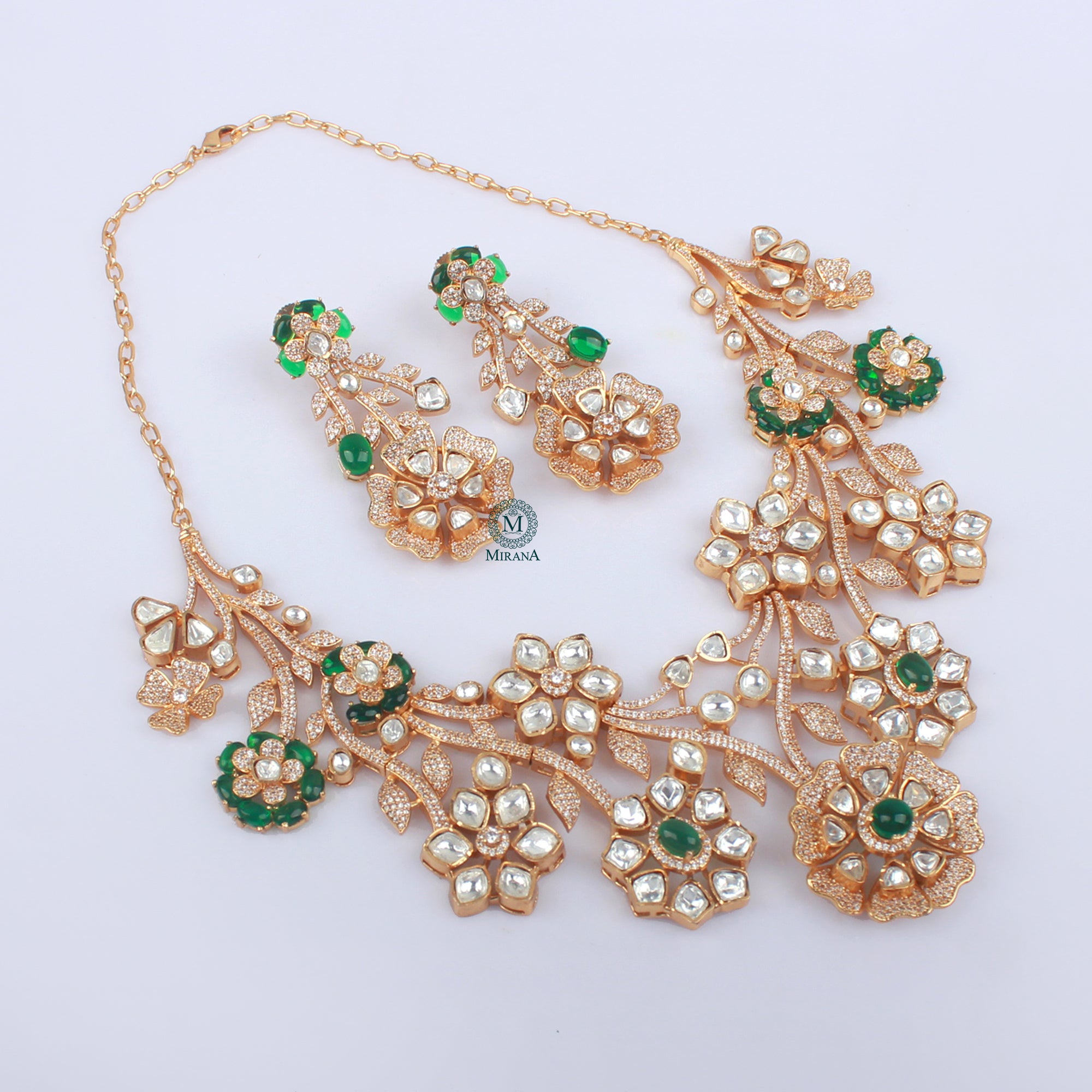 Anushi Moissanite Bridal Necklace Set