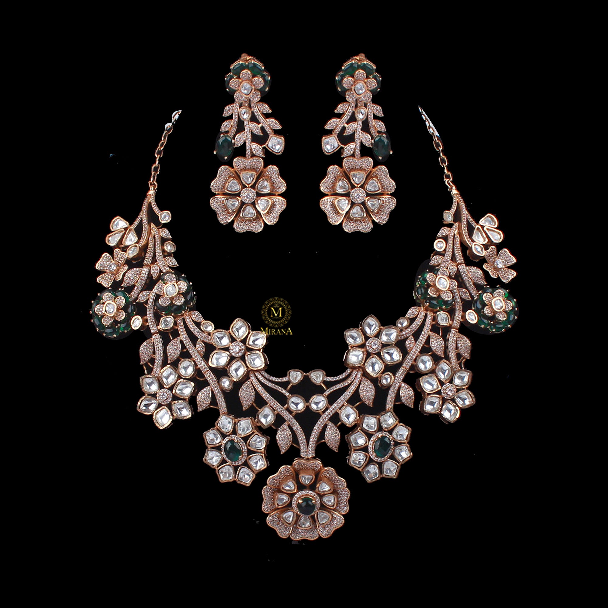 Anushi Moissanite Bridal Necklace Set