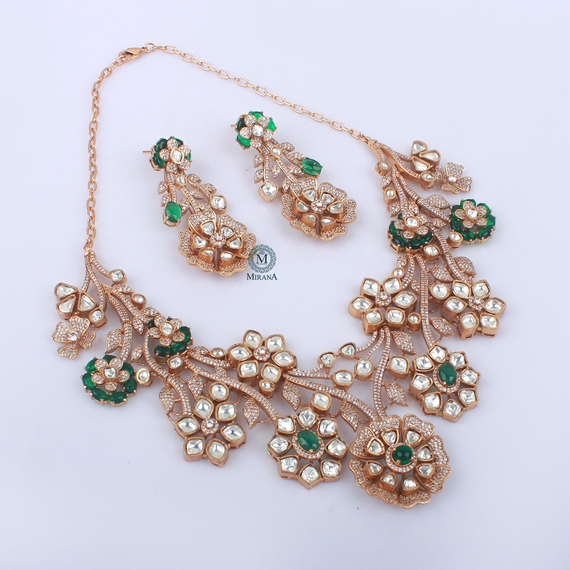 Anushi Moissanite Bridal Necklace Set