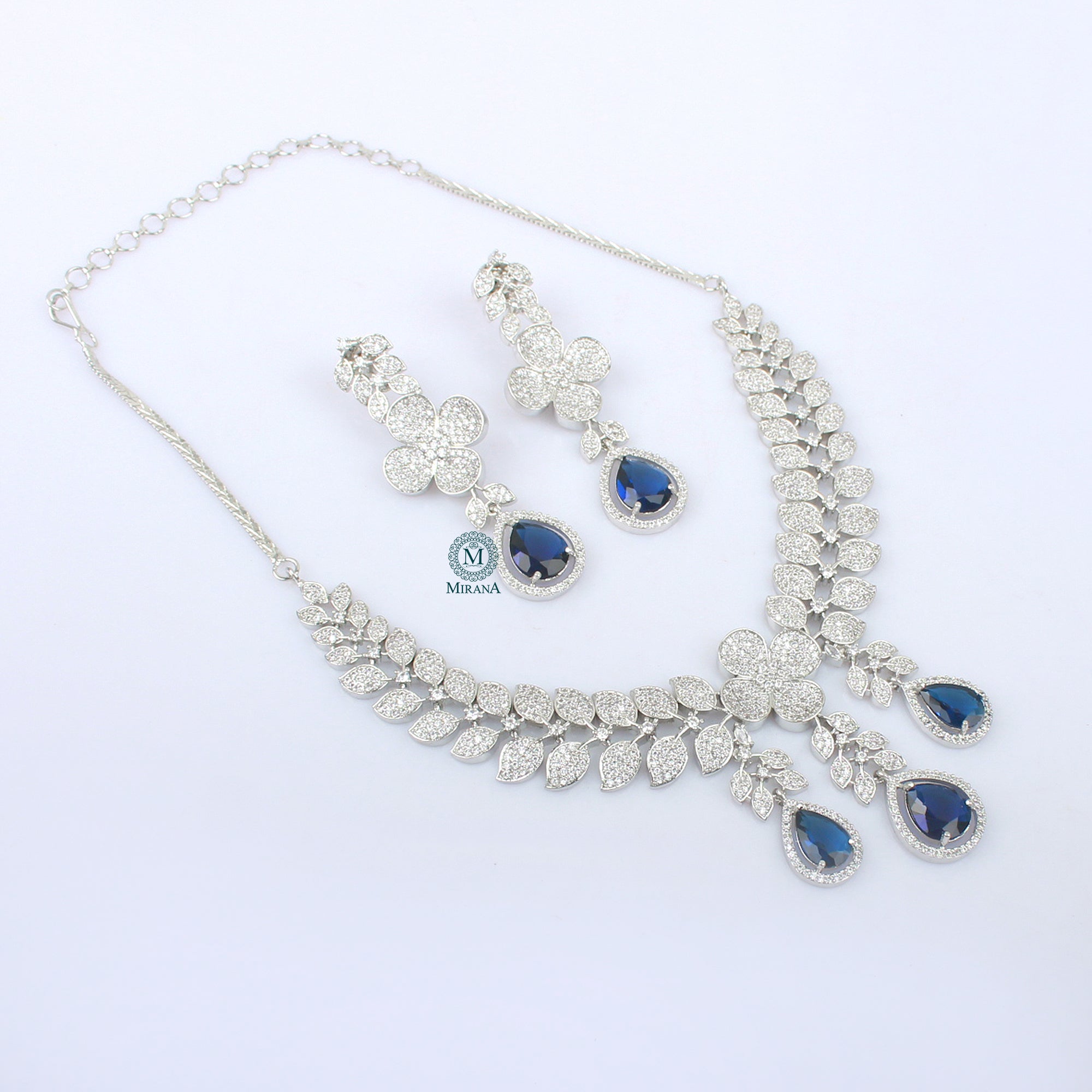 Elisey CZ Designer Necklace Set