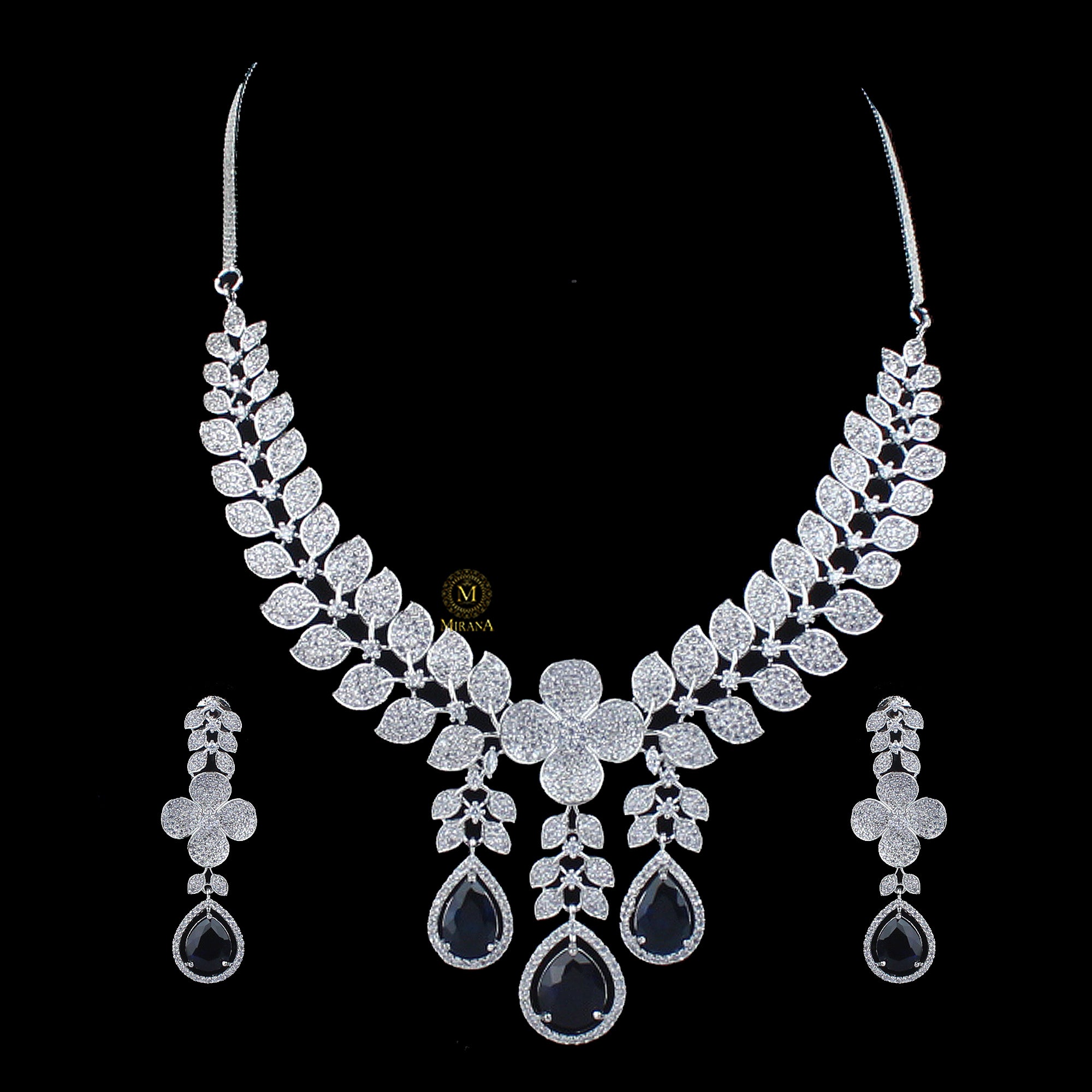 Elisey CZ Designer Necklace Set