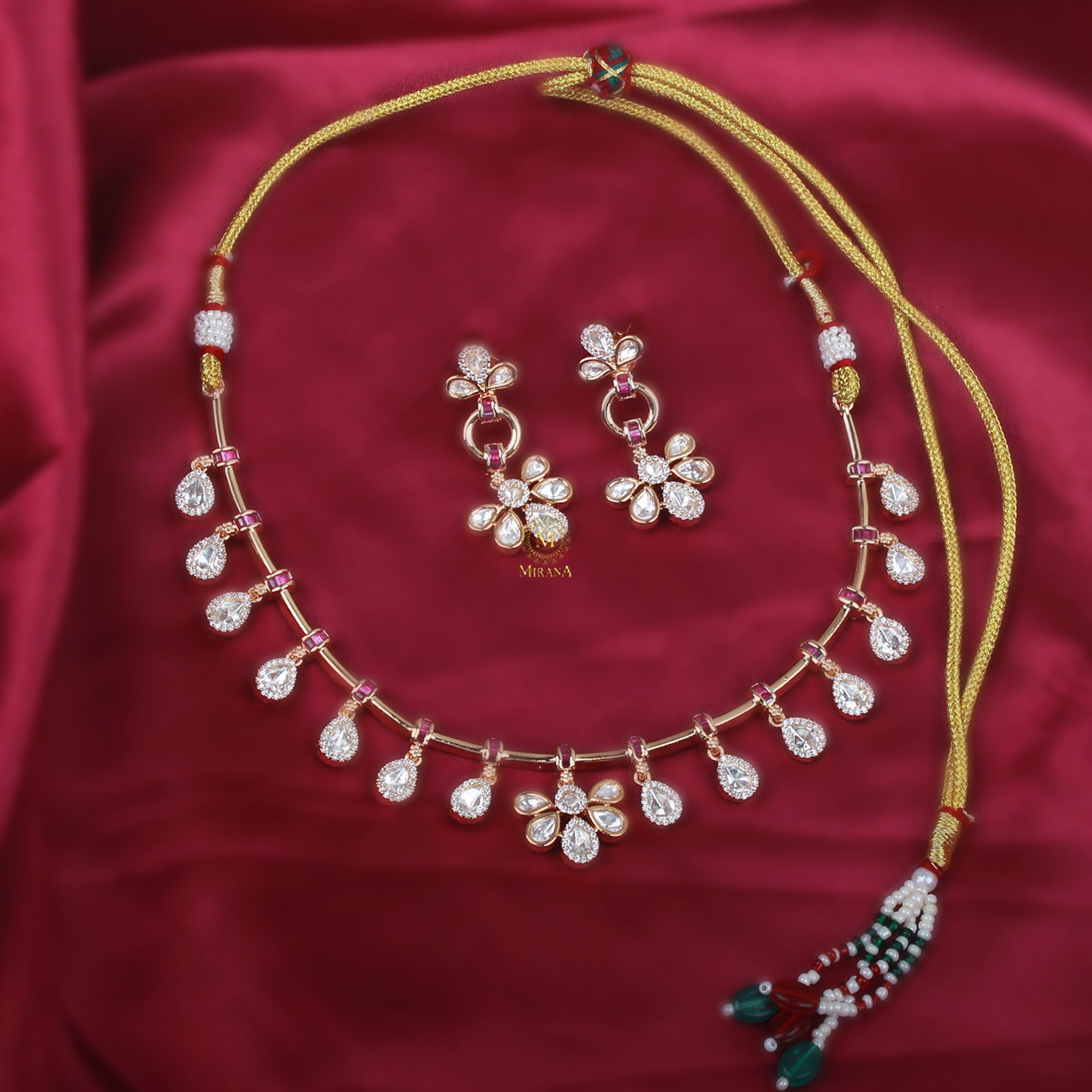 Nidhi Polki Designer Necklace Set