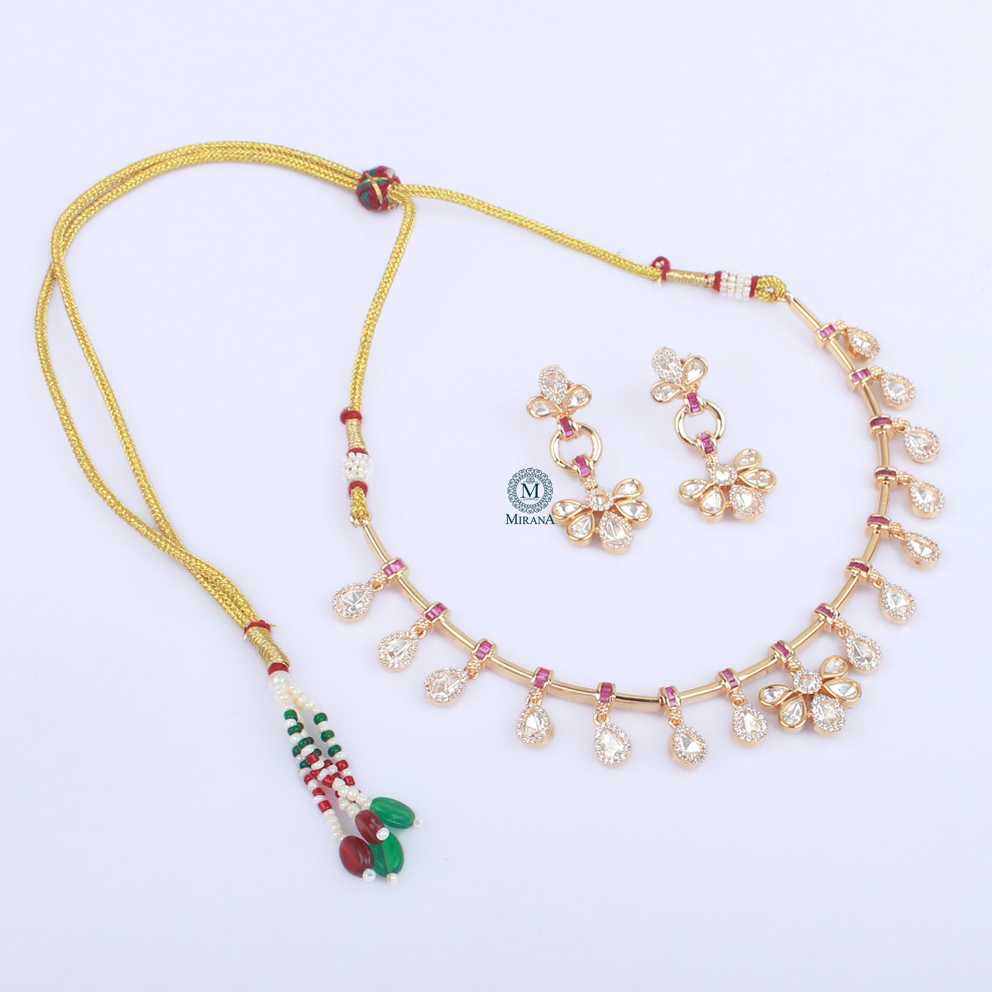 Nidhi Polki Designer Necklace Set