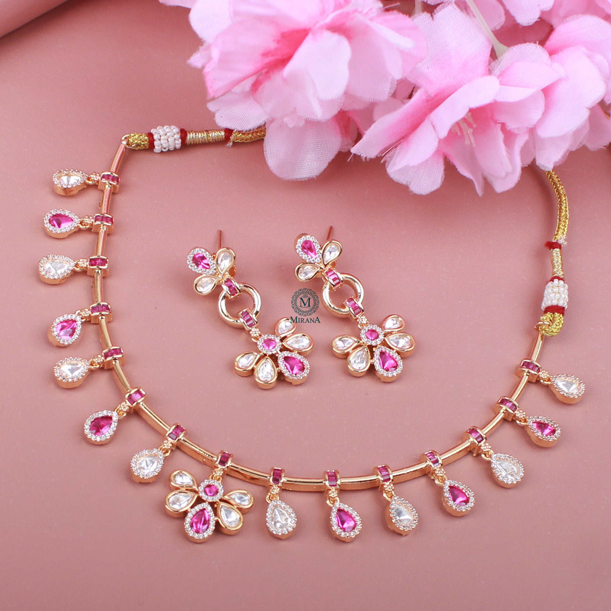 Nidhi Polki Designer Necklace Set