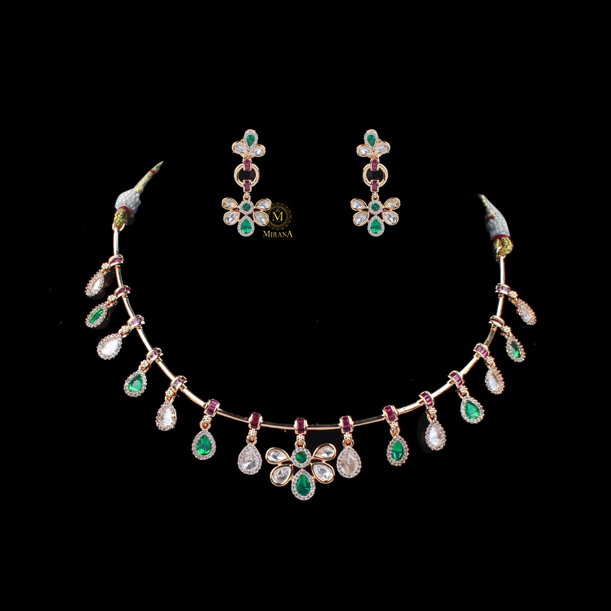 Nidhi Polki Designer Necklace Set
