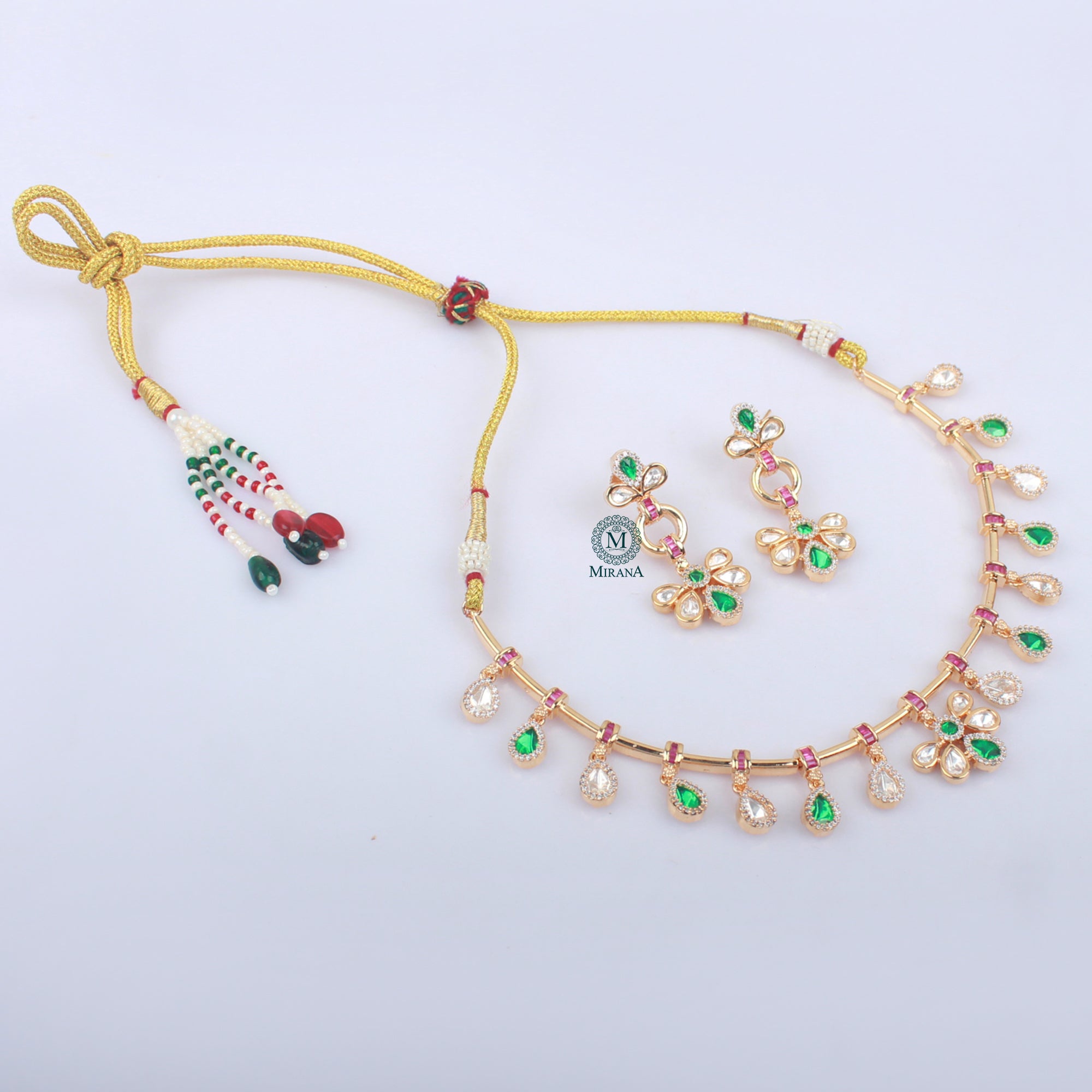 Nidhi Polki Designer Necklace Set