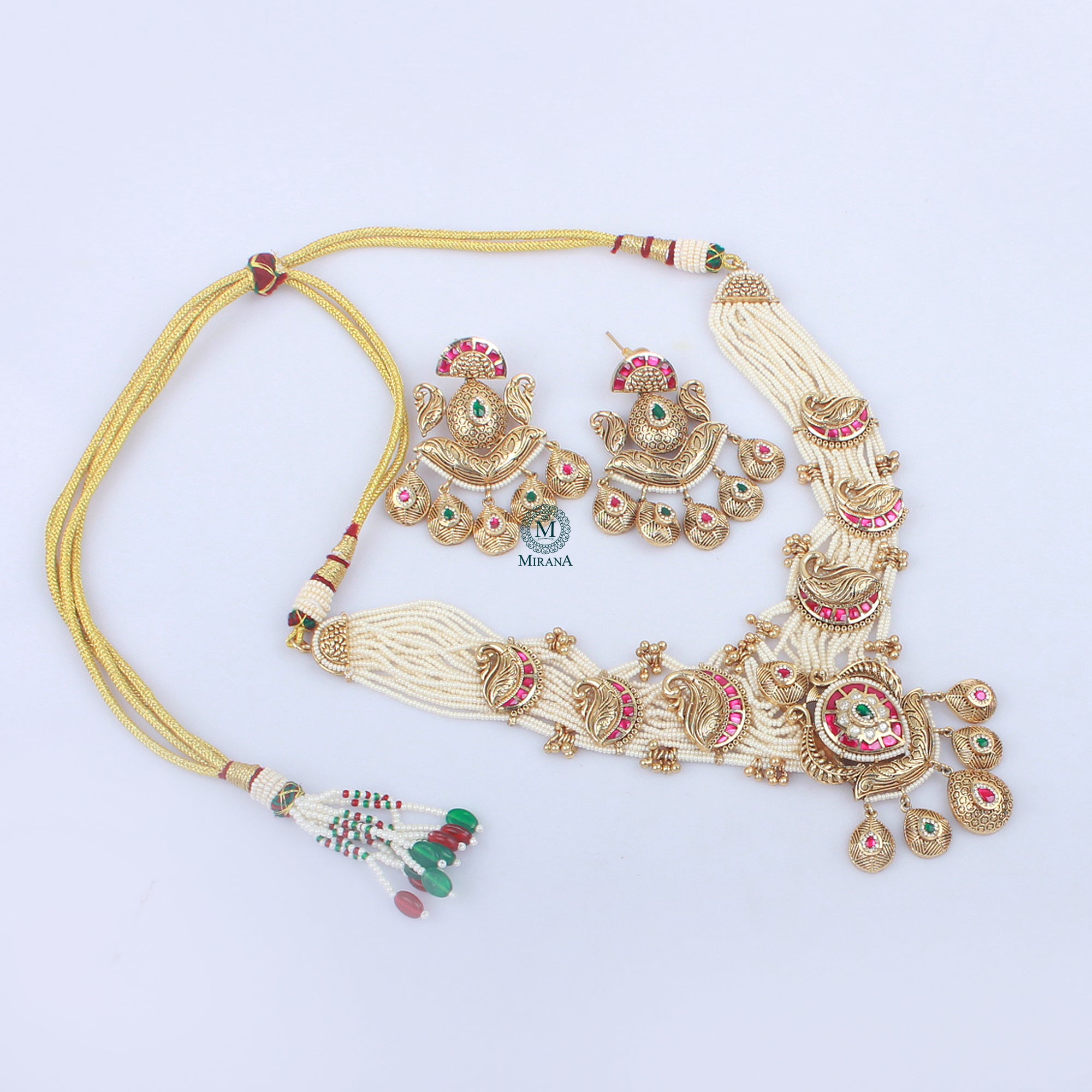 Kaveri Meenakari Designer Necklace Set