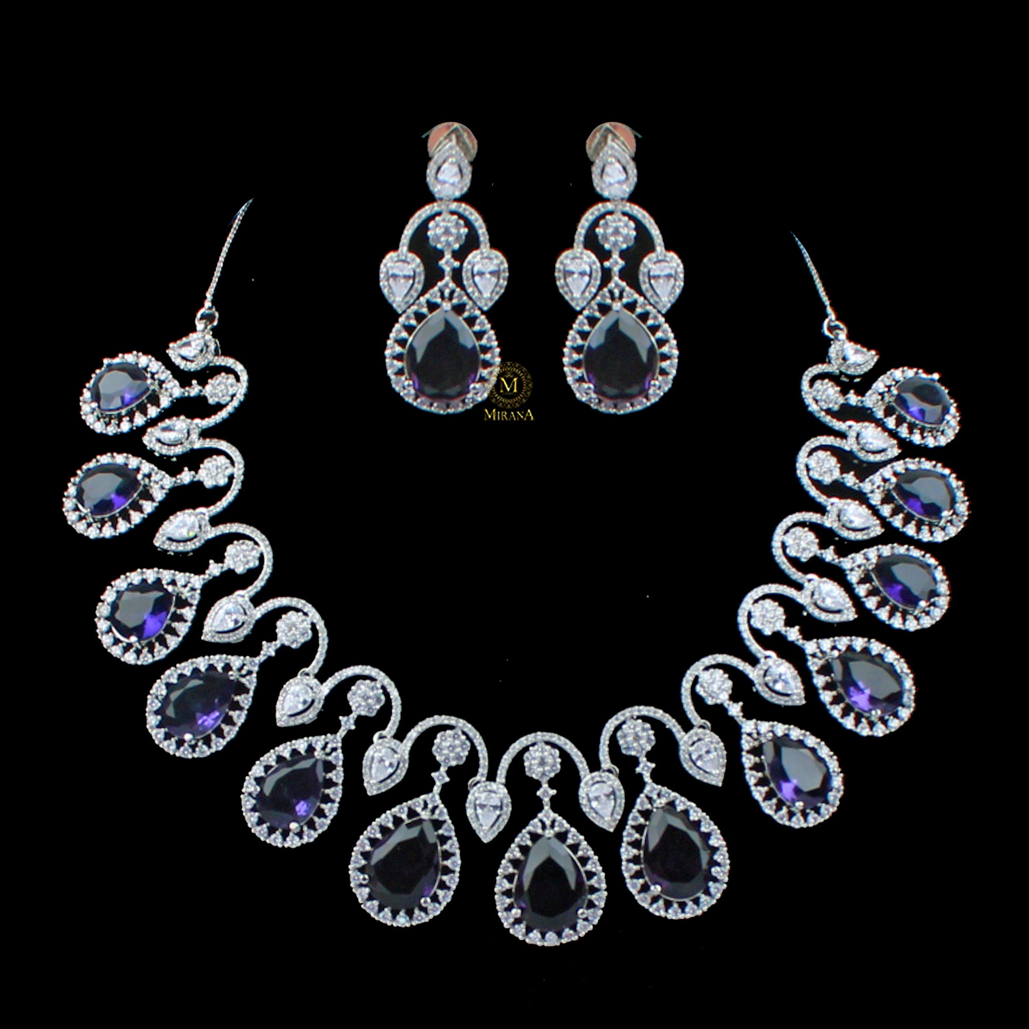 Lavie CZ Designer Necklace Set