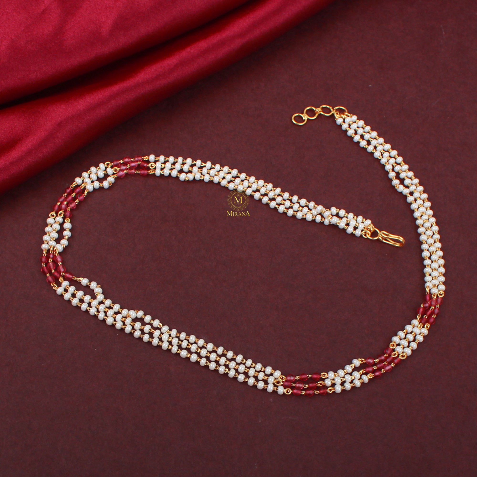Richa Pearl Beaded Necklace
