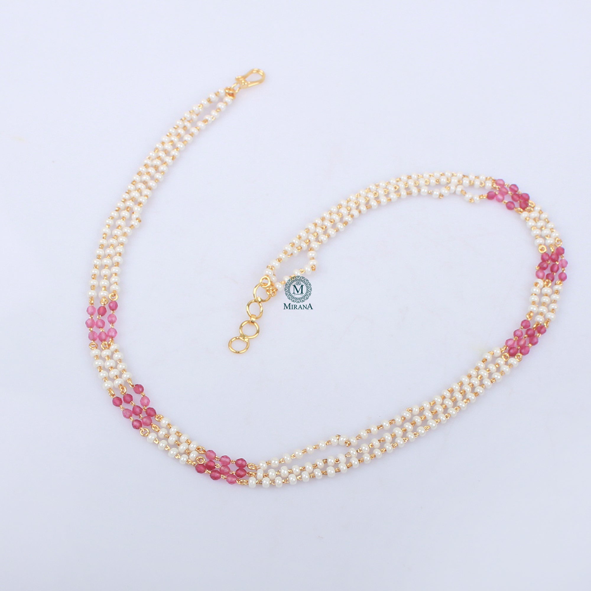 Richa Pearl Beaded Necklace