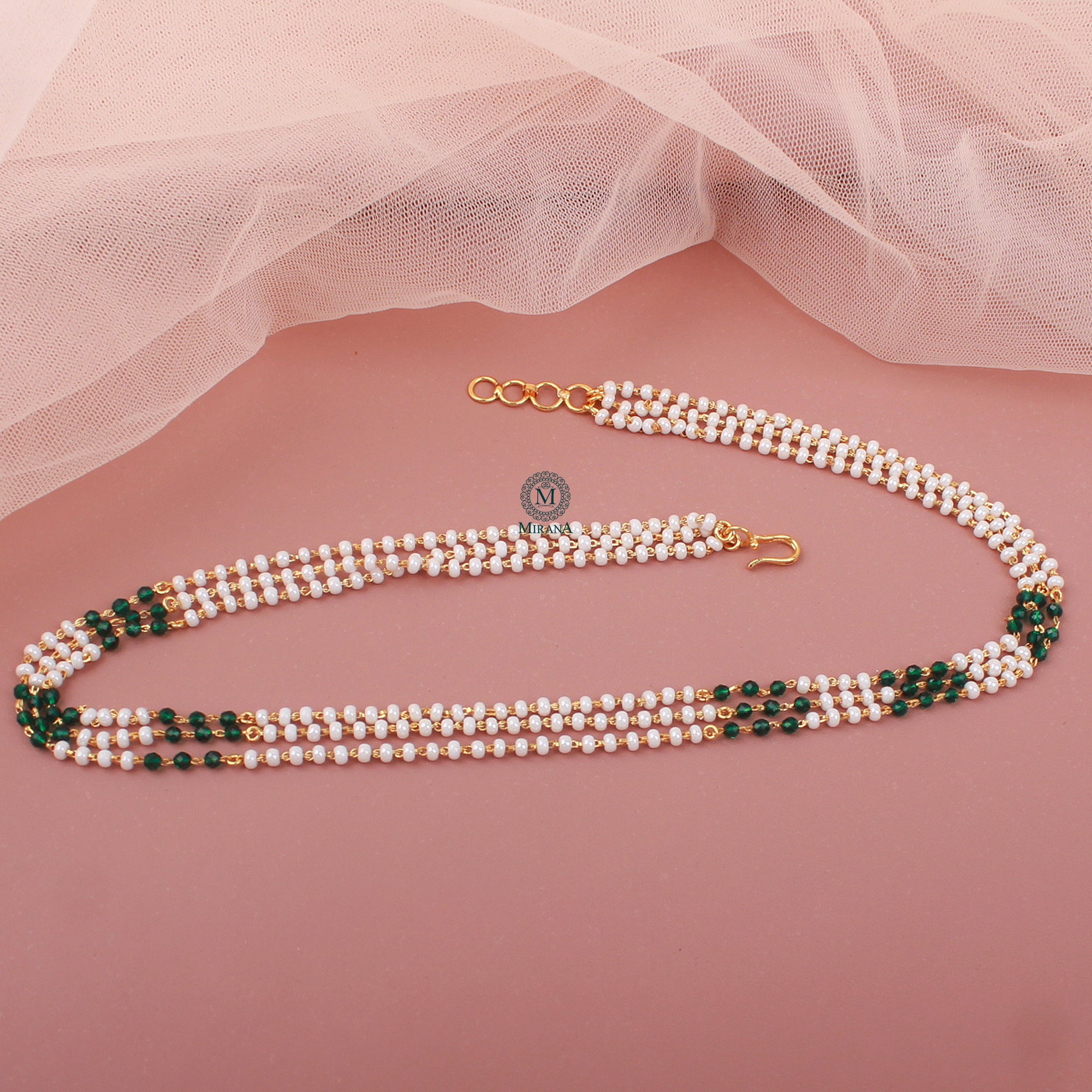 Richa Pearl Beaded Necklace