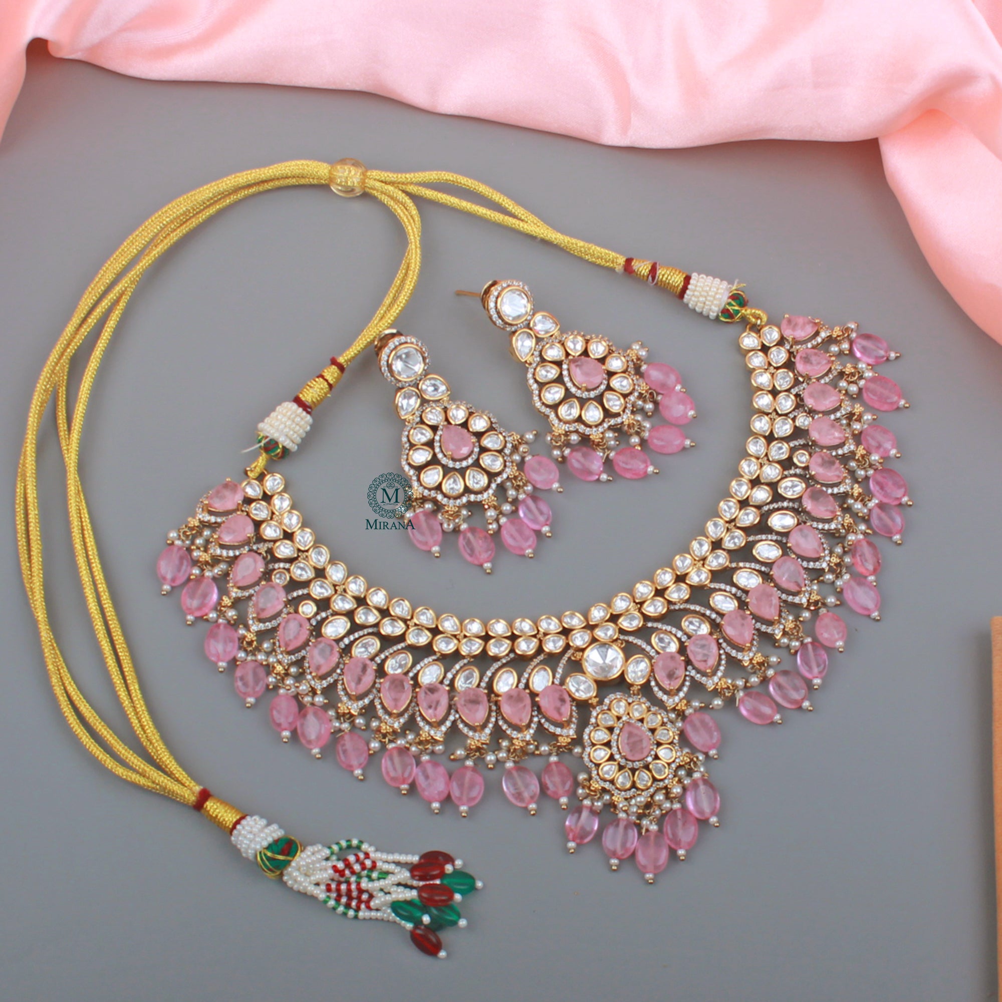 Cinra Bridal Polki Necklace Set