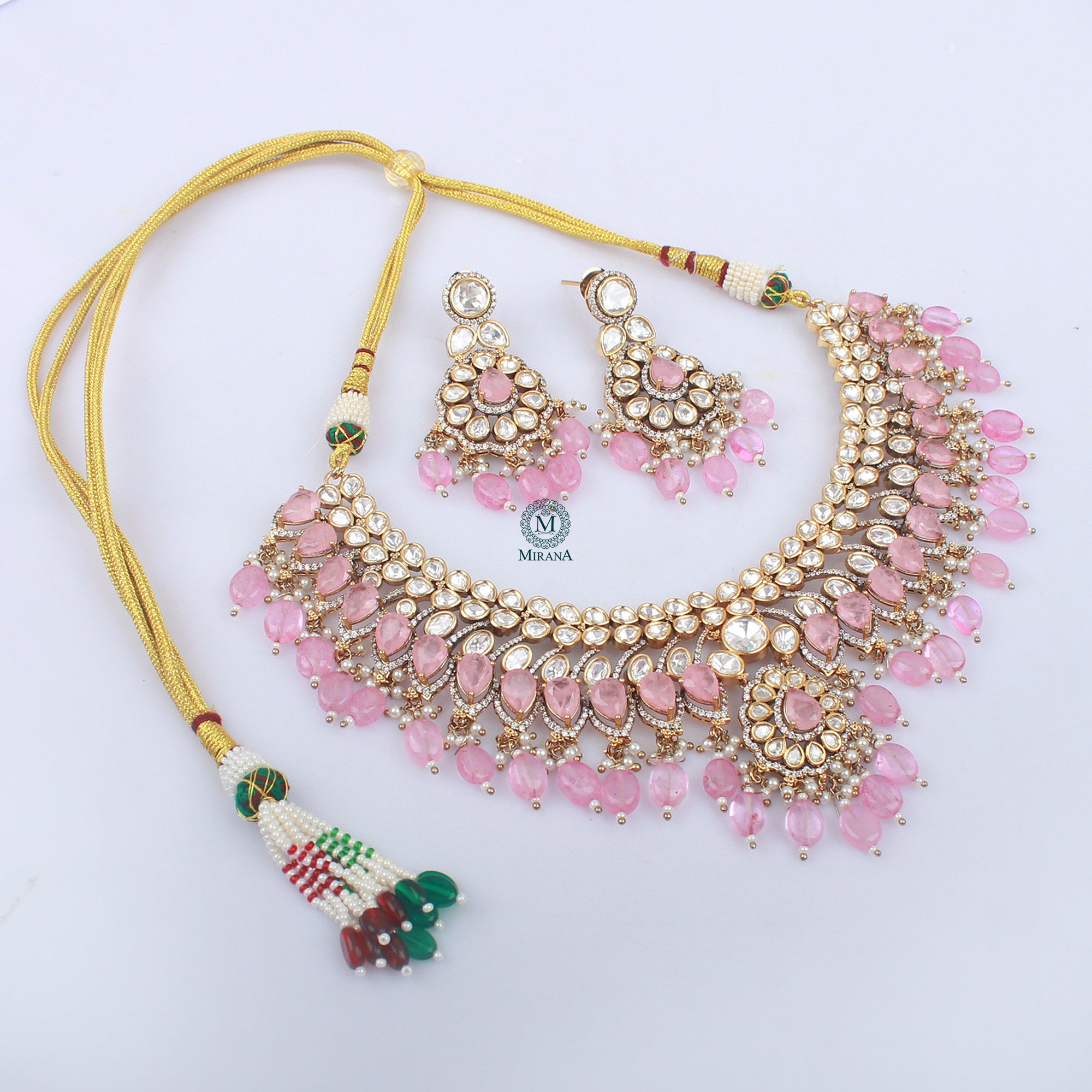Cinra Bridal Polki Necklace Set