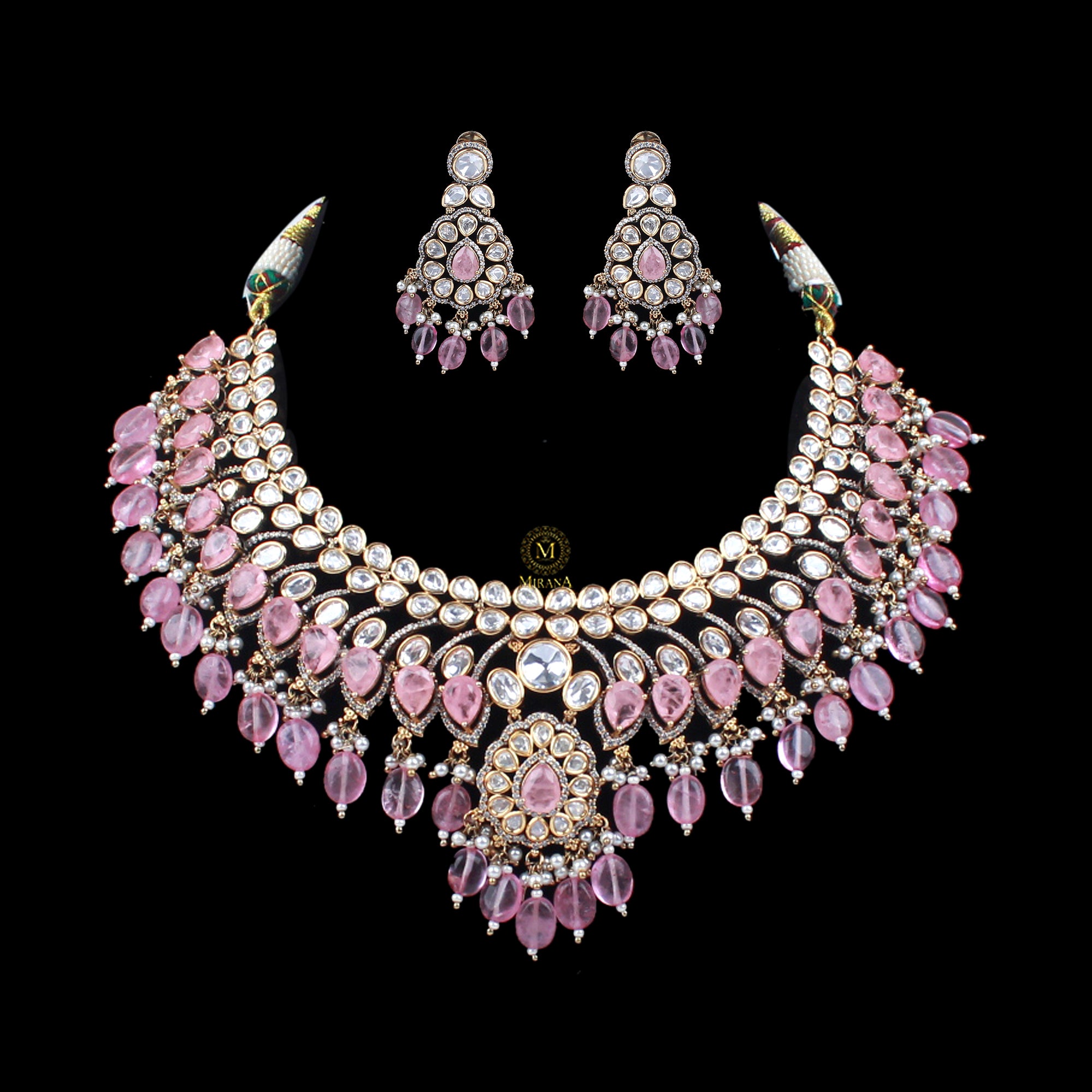 Cinra Bridal Polki Necklace Set