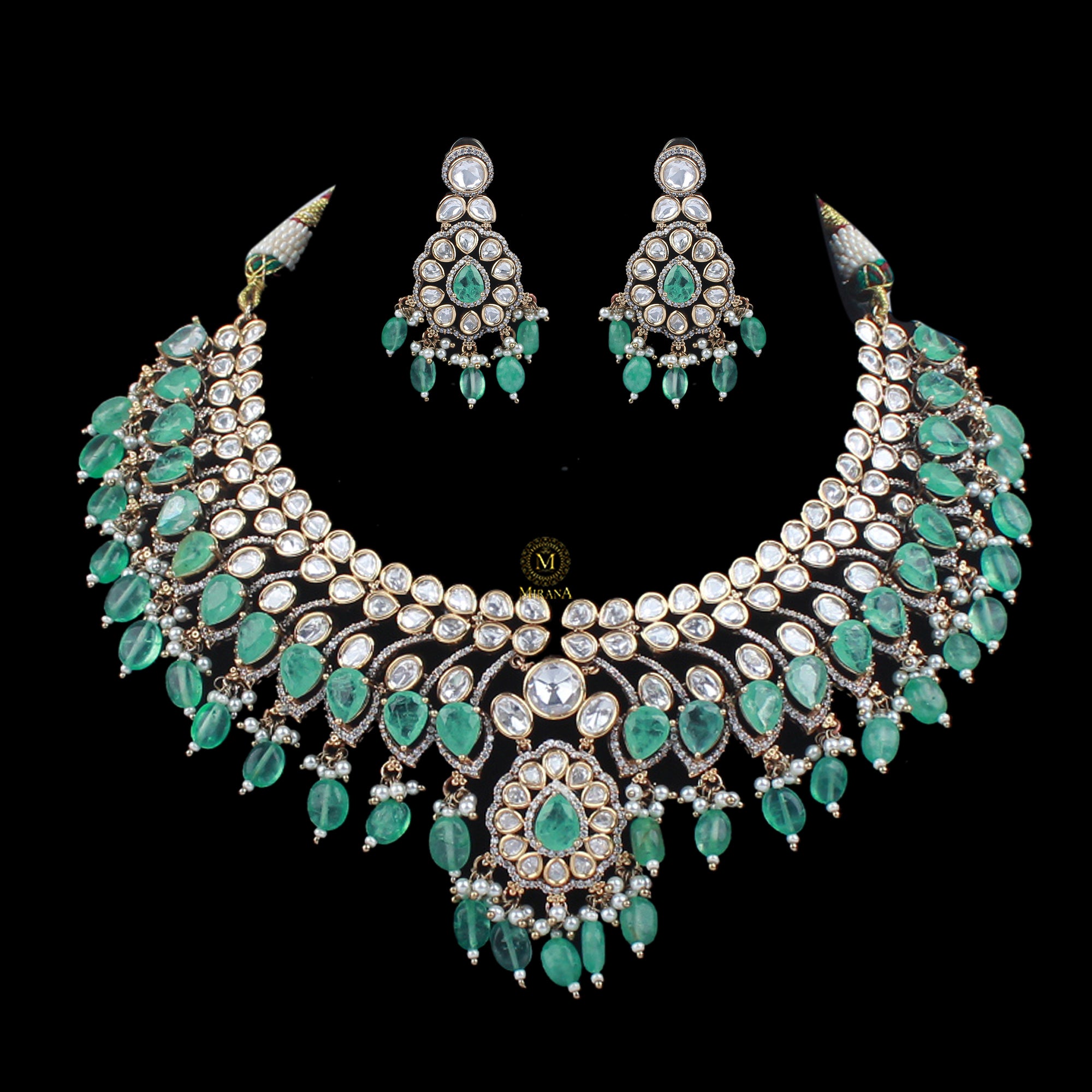 Cinra Bridal Polki Necklace Set