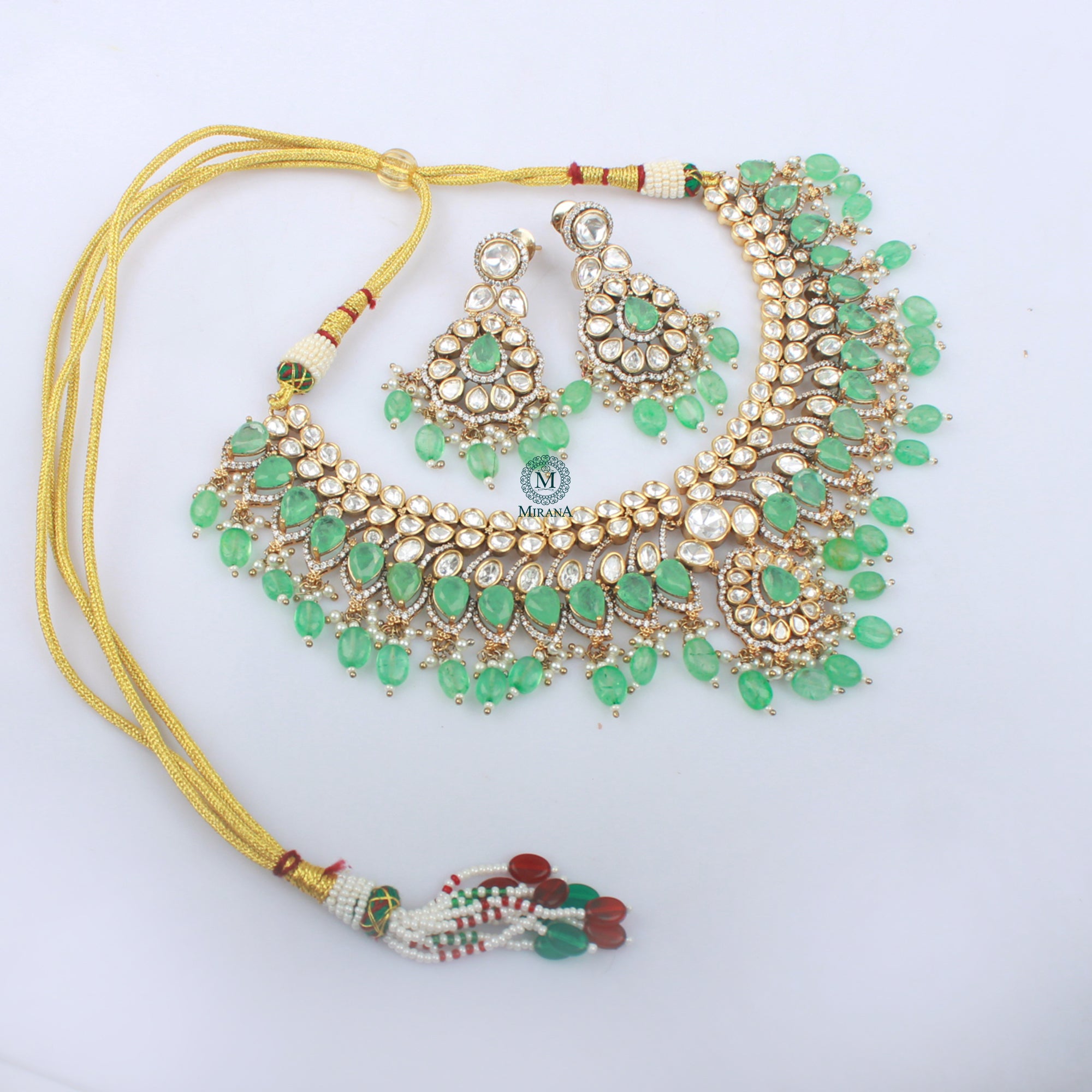 Cinra Bridal Polki Necklace Set
