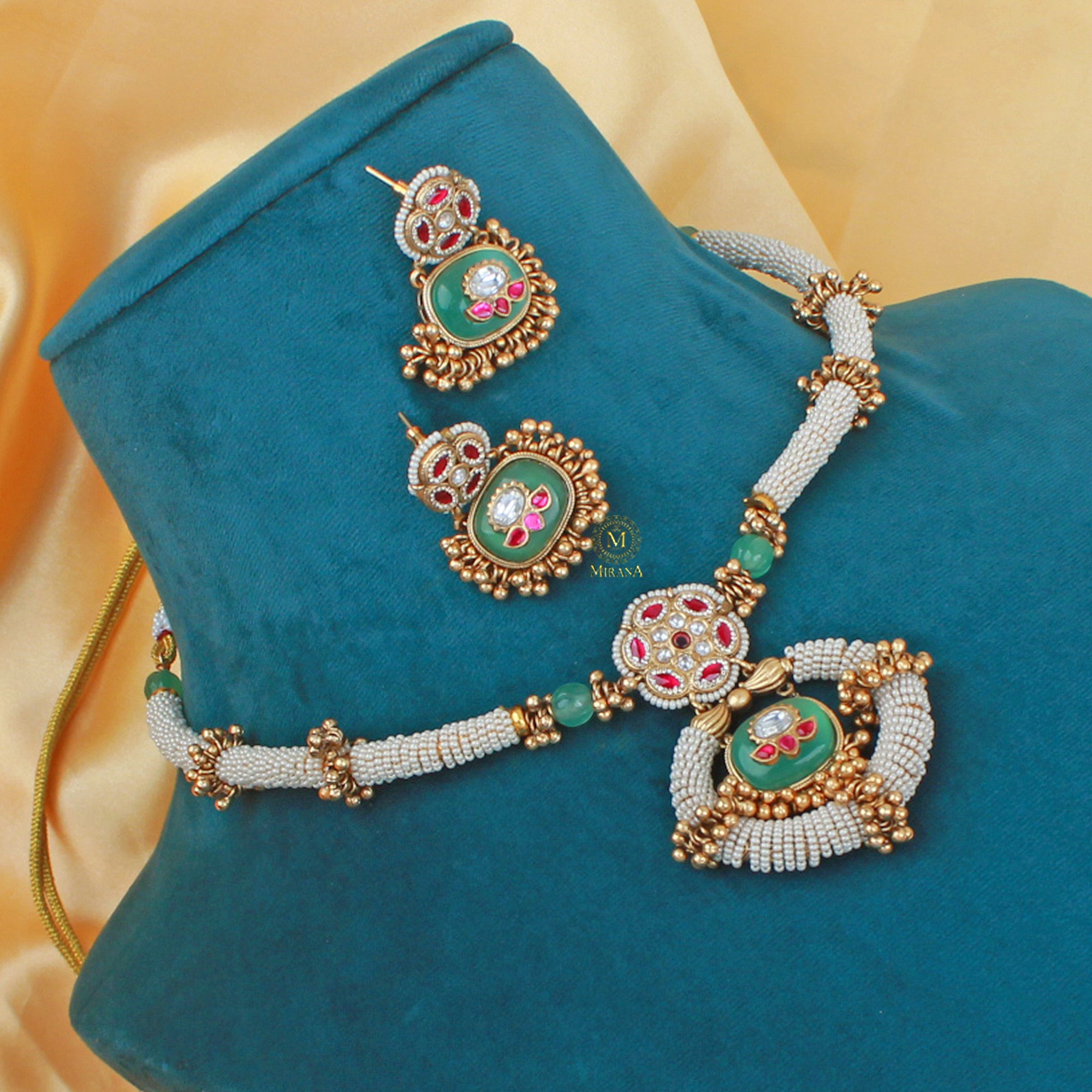 Sarita Hasli Antique Designer Necklace Set