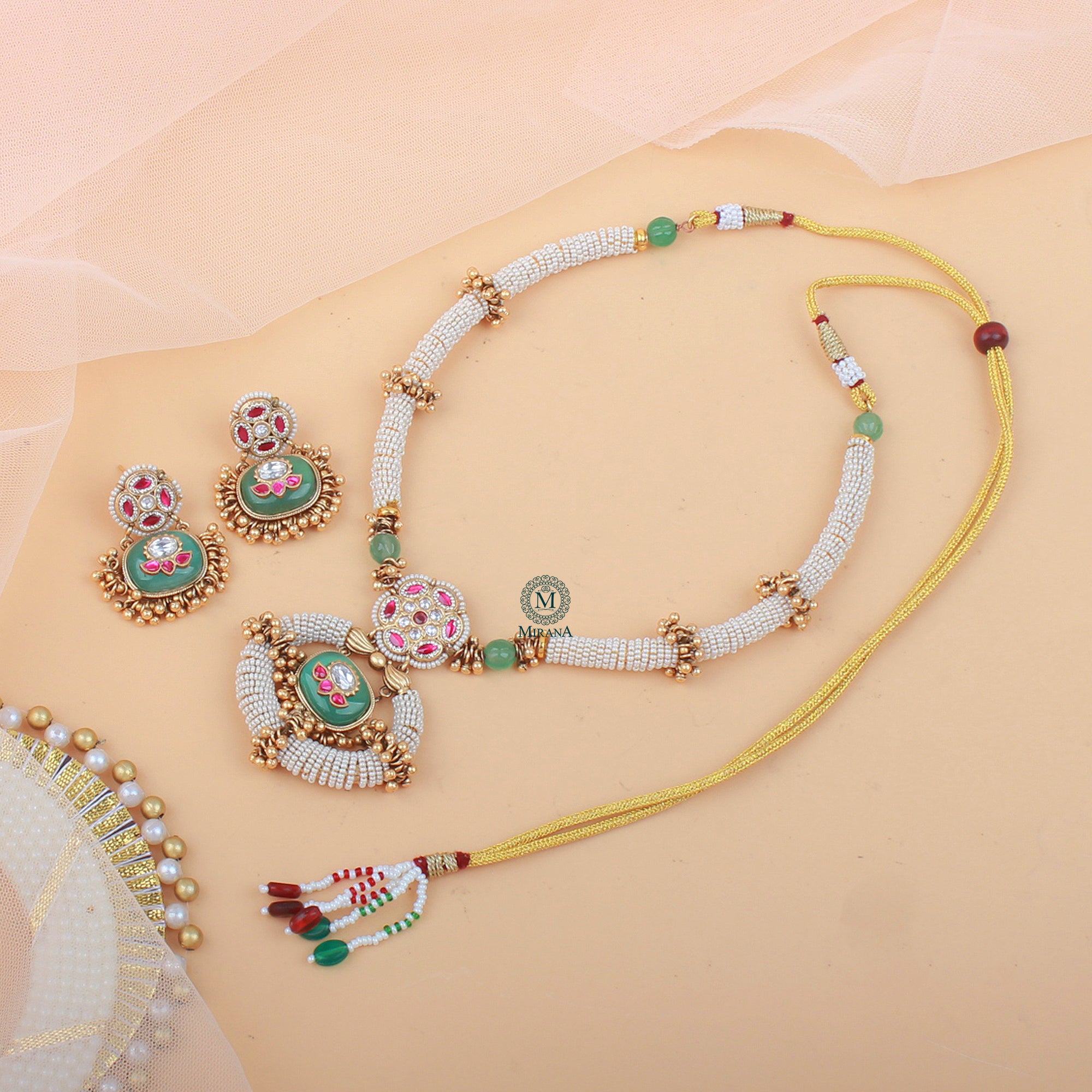 Sarita Hasli Antique Designer Necklace Set