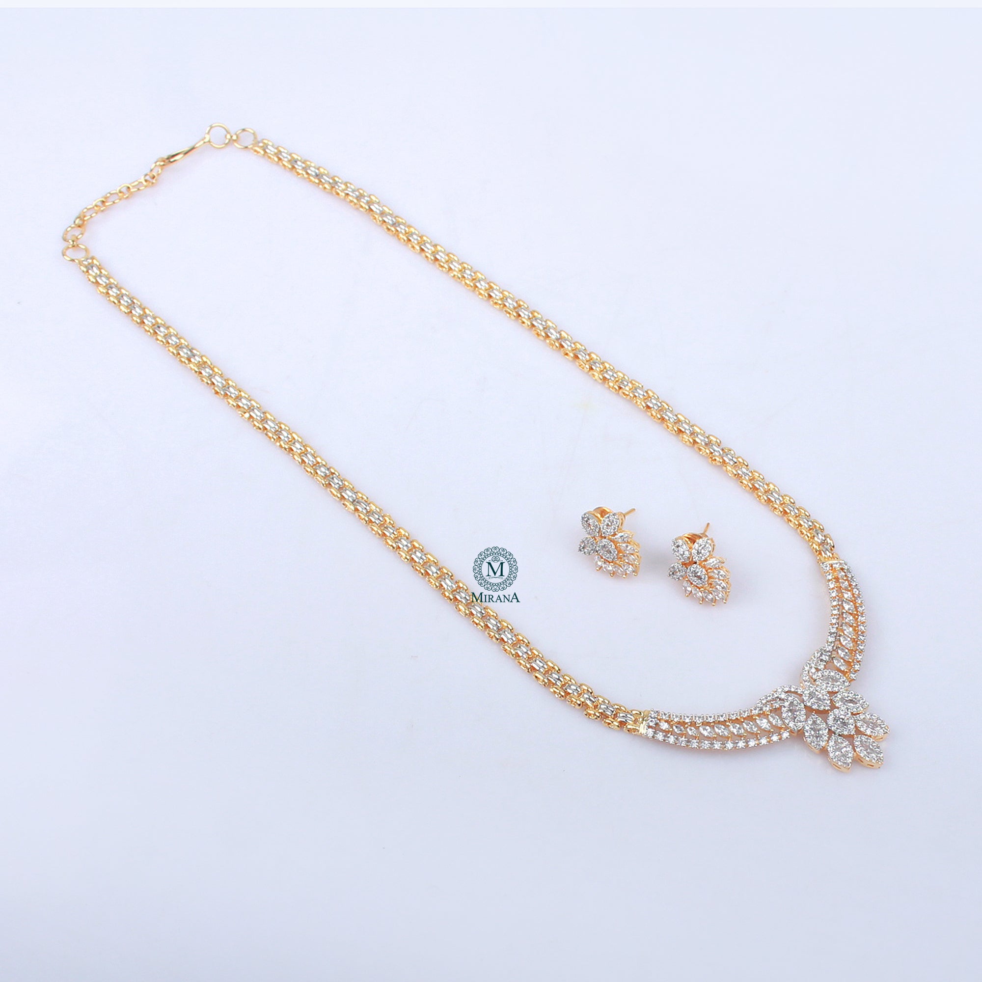 Tisha CZ Designer Necklace Set