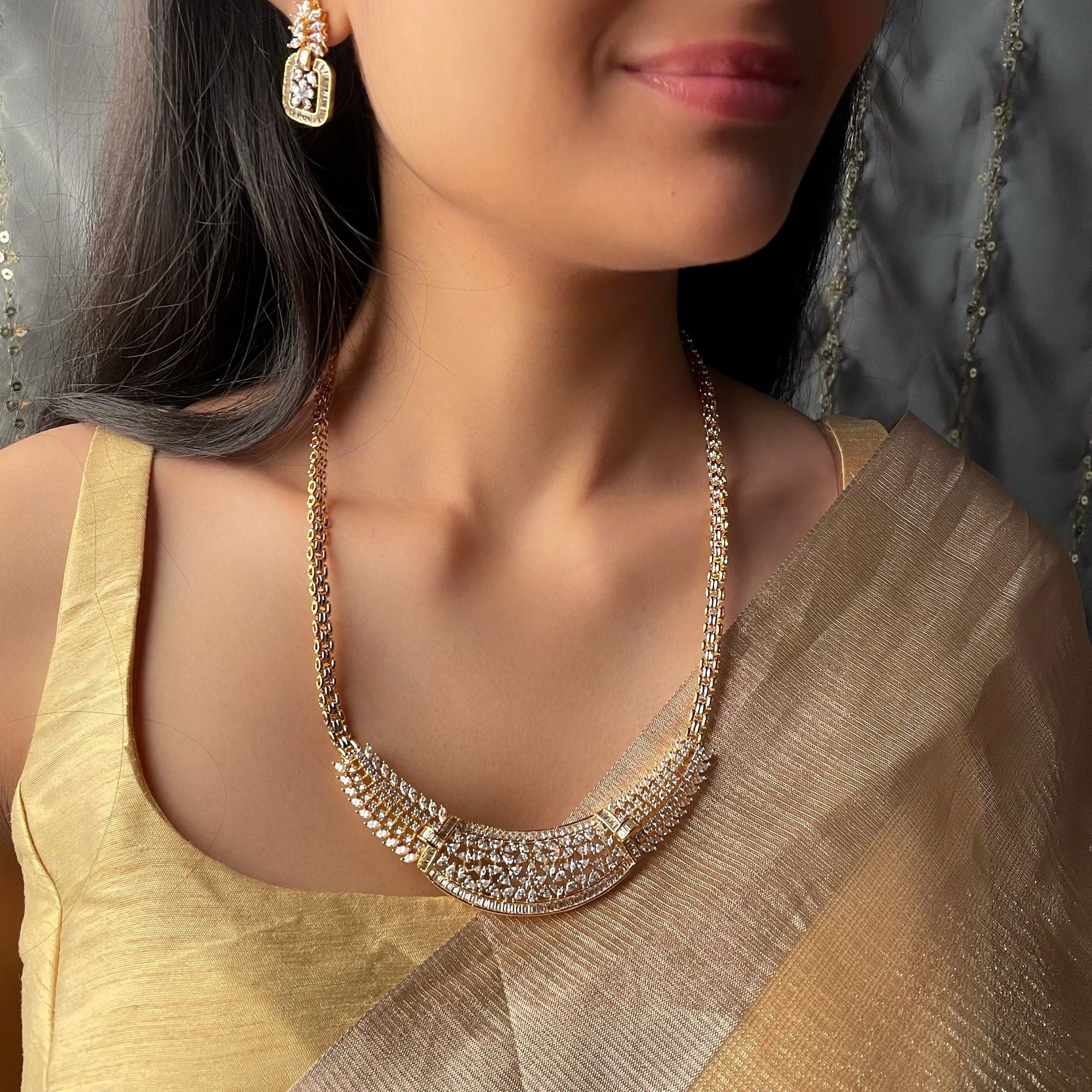 Henry CZ Designer Necklace Set