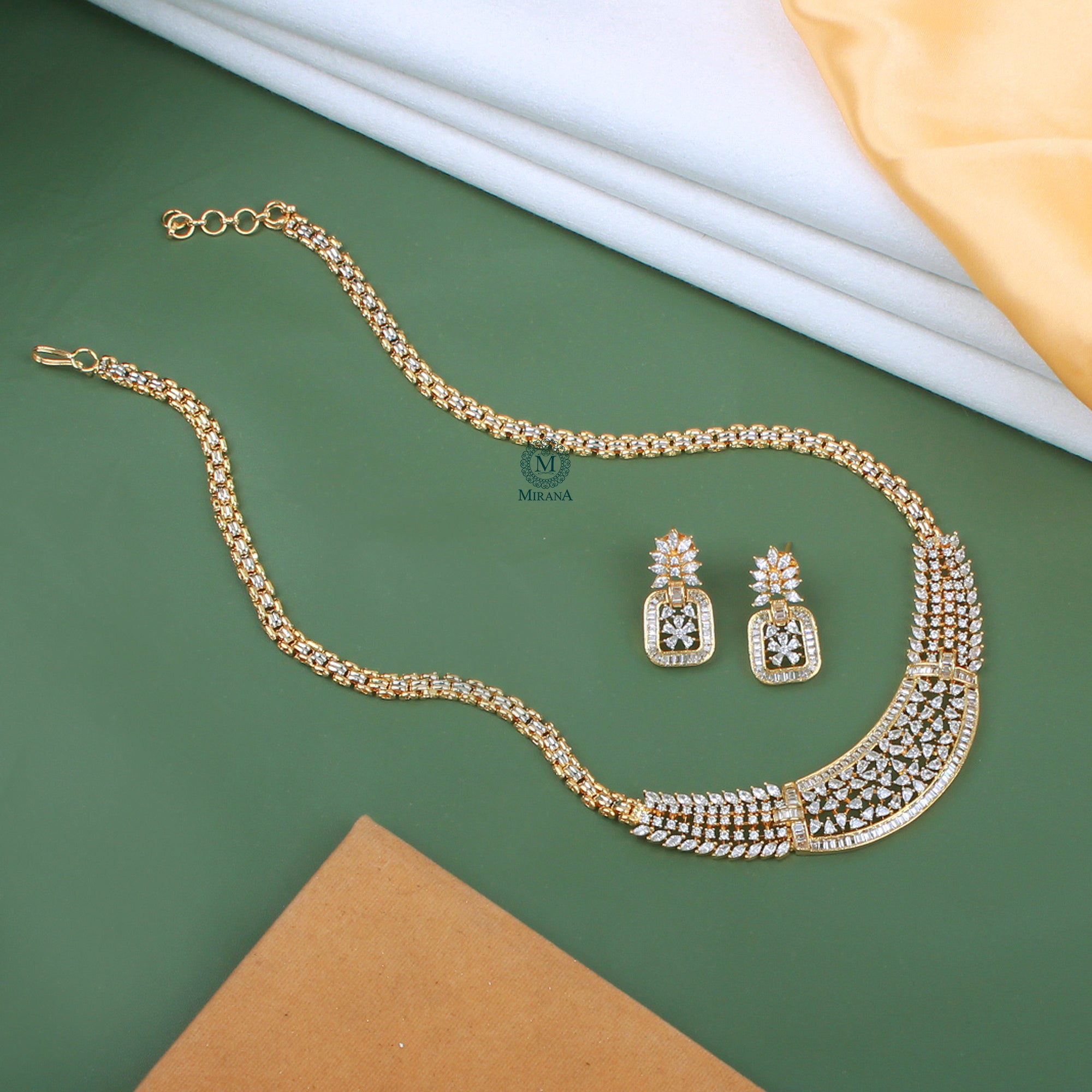 Henry CZ Designer Necklace Set