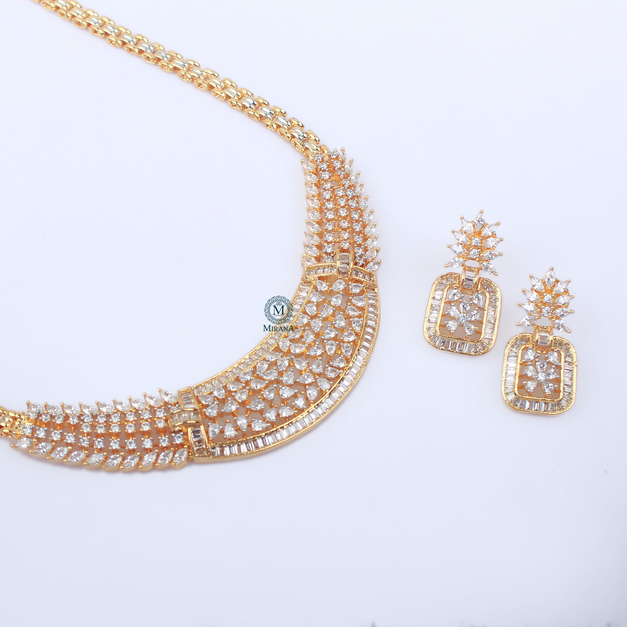 Henry CZ Designer Necklace Set