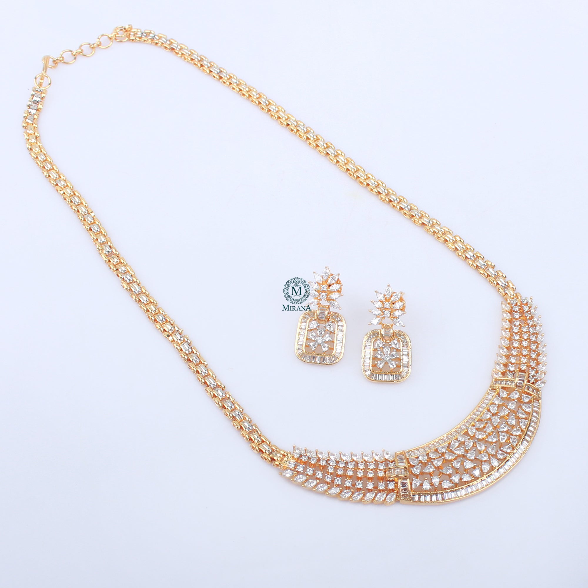 Henry CZ Designer Necklace Set