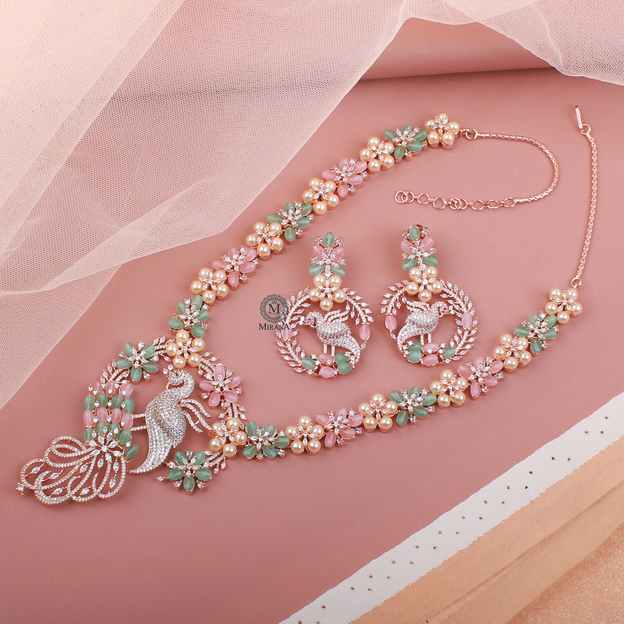 Rehya Fusion Long Necklace Set