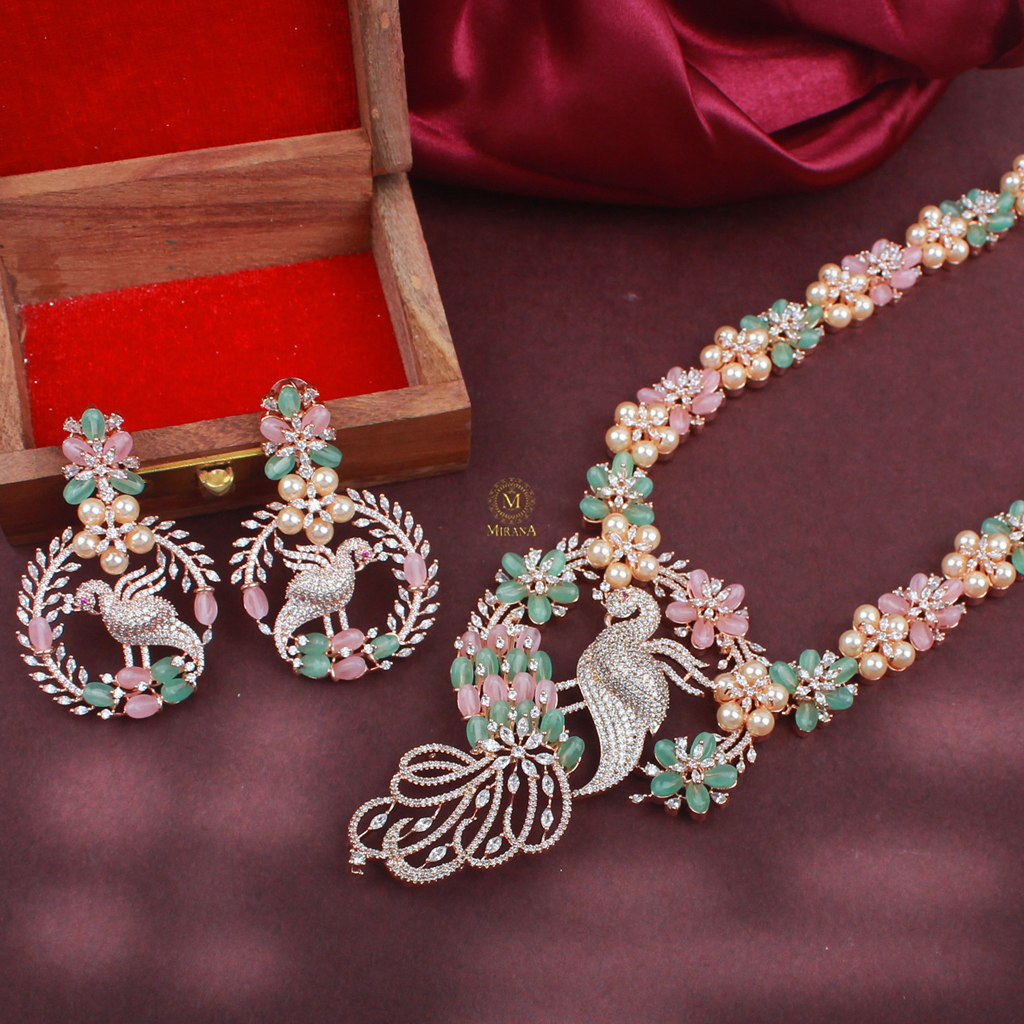 Rehya Fusion Long Necklace Set