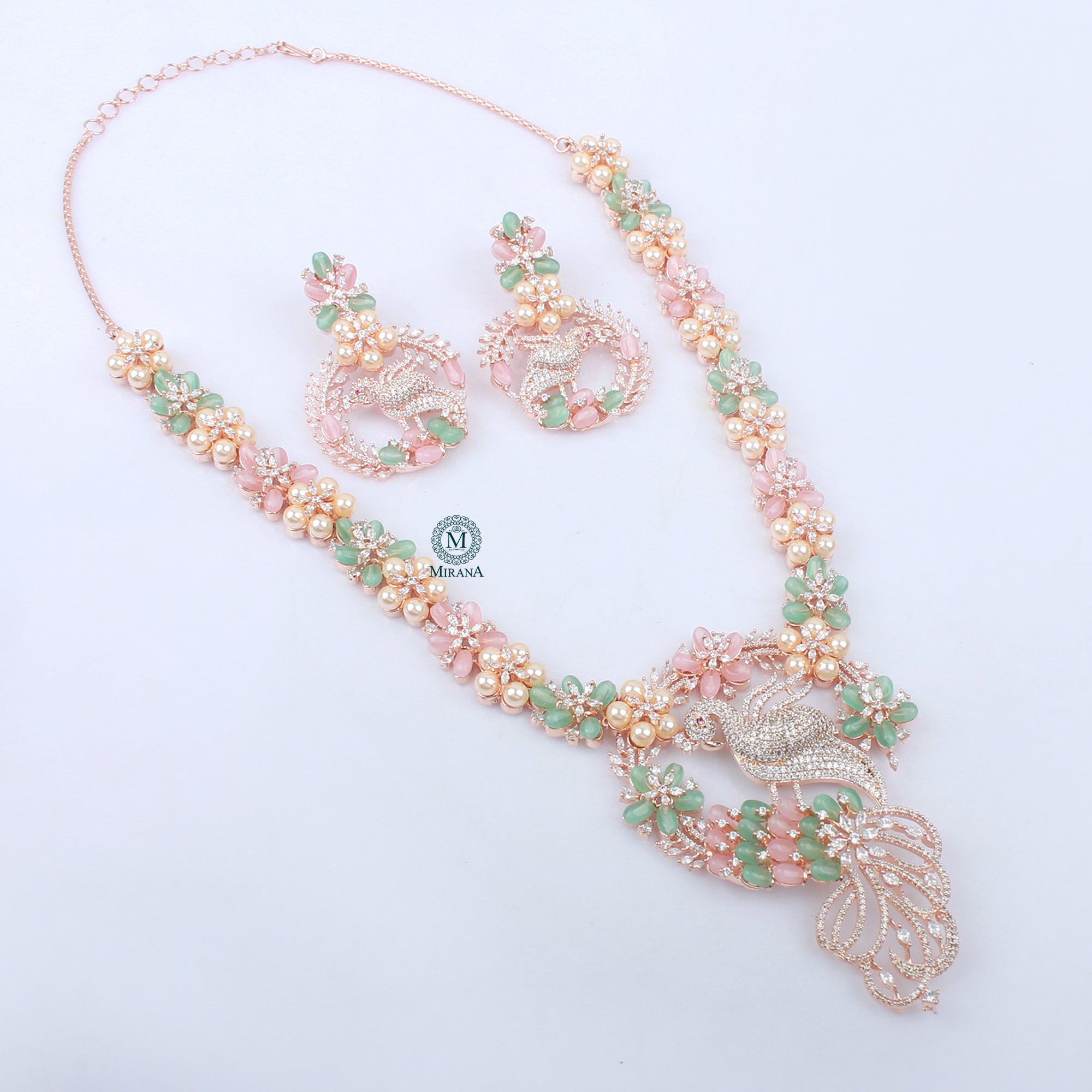 Rehya Fusion Long Necklace Set