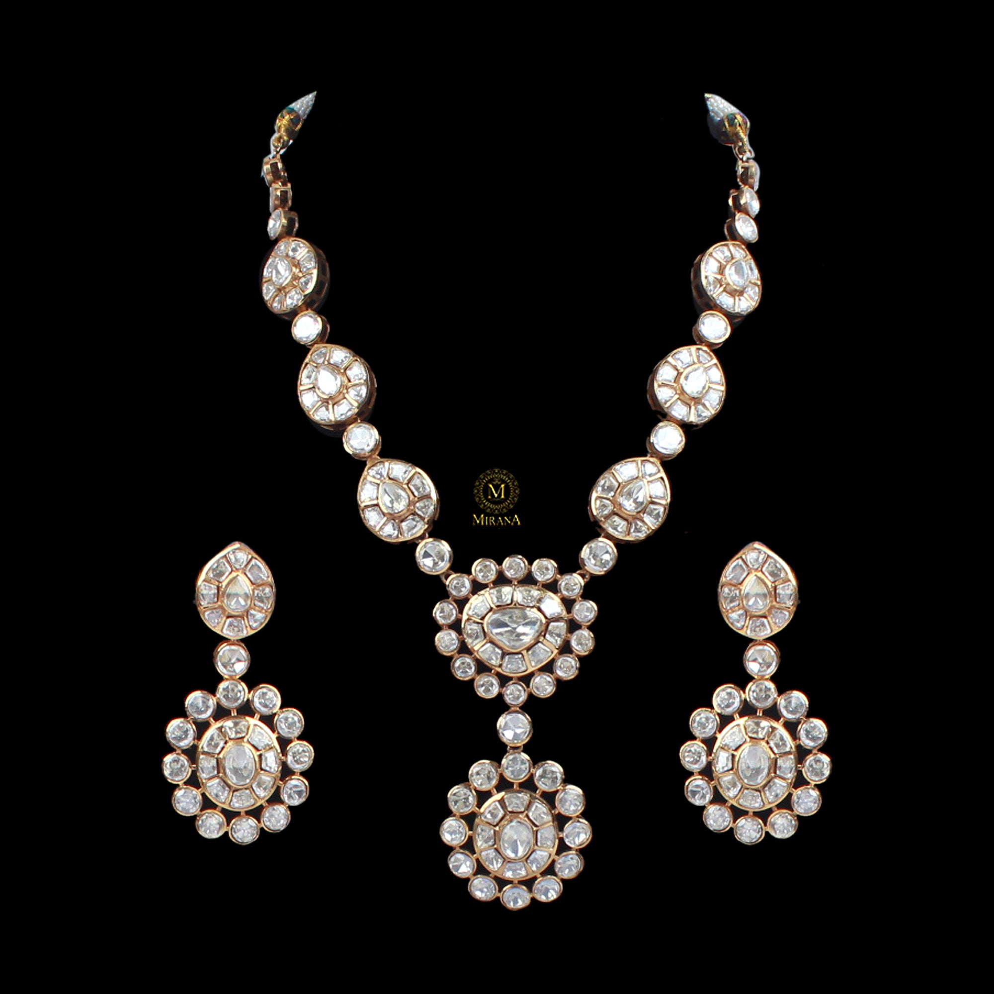 Arushi Moissanite Designer Necklace Set