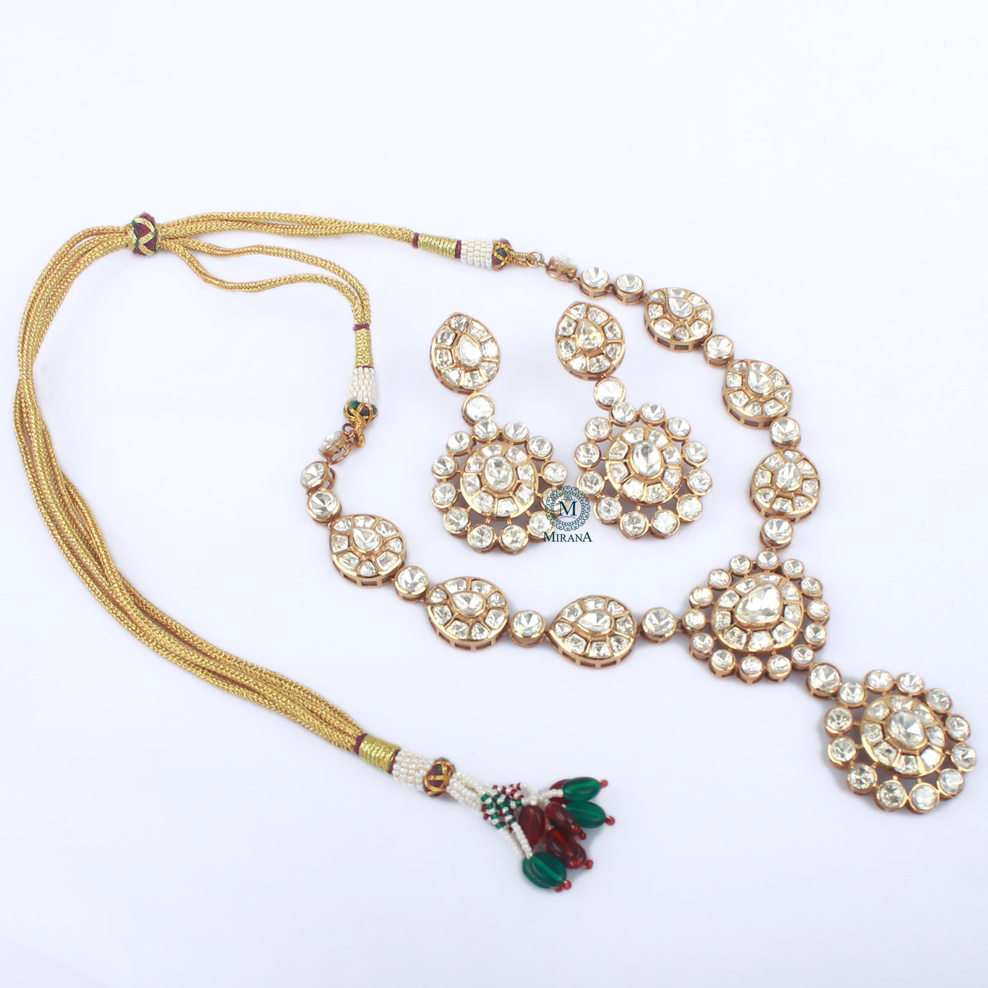 Arushi Moissanite Designer Necklace Set