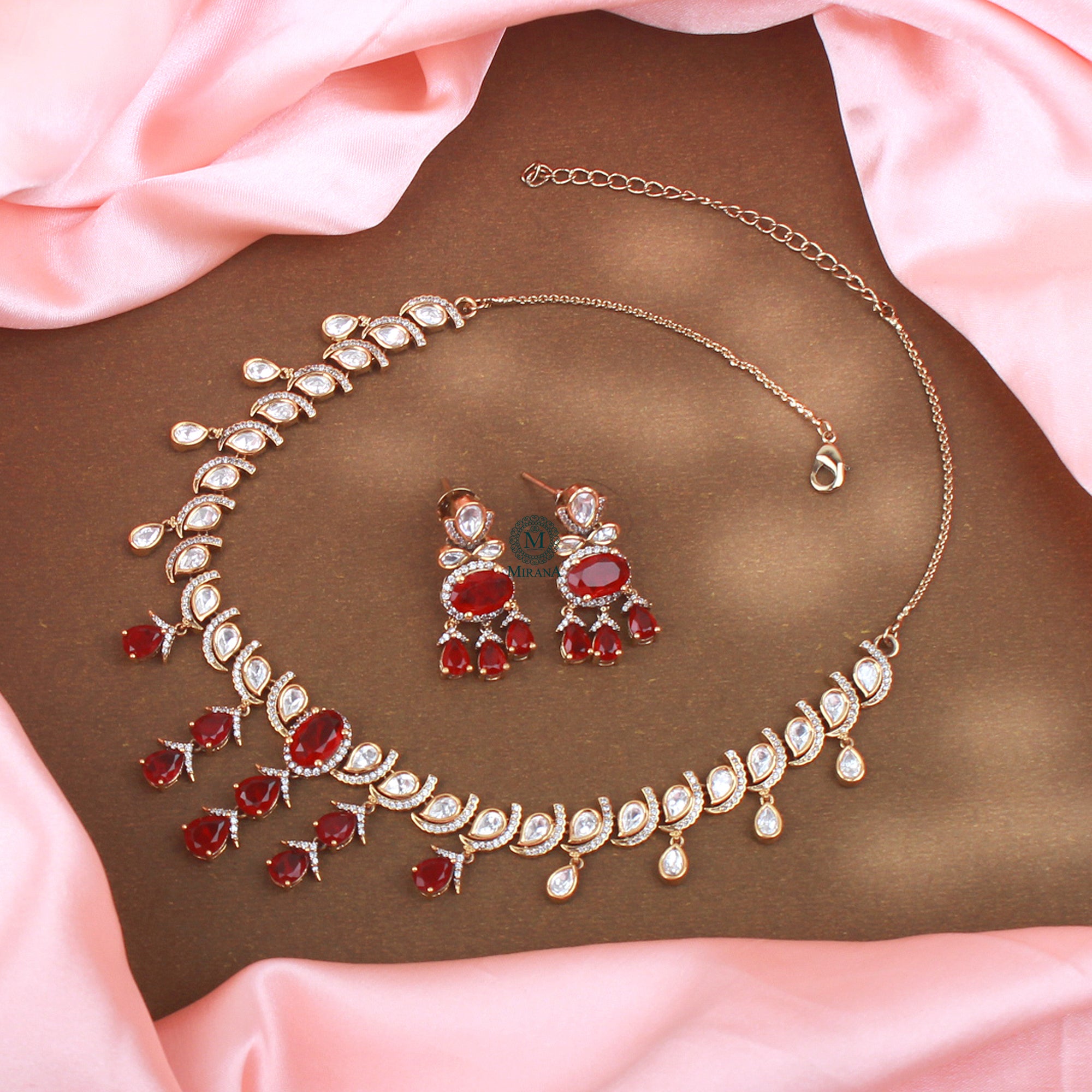 Triana Polki Designer Necklace Set
