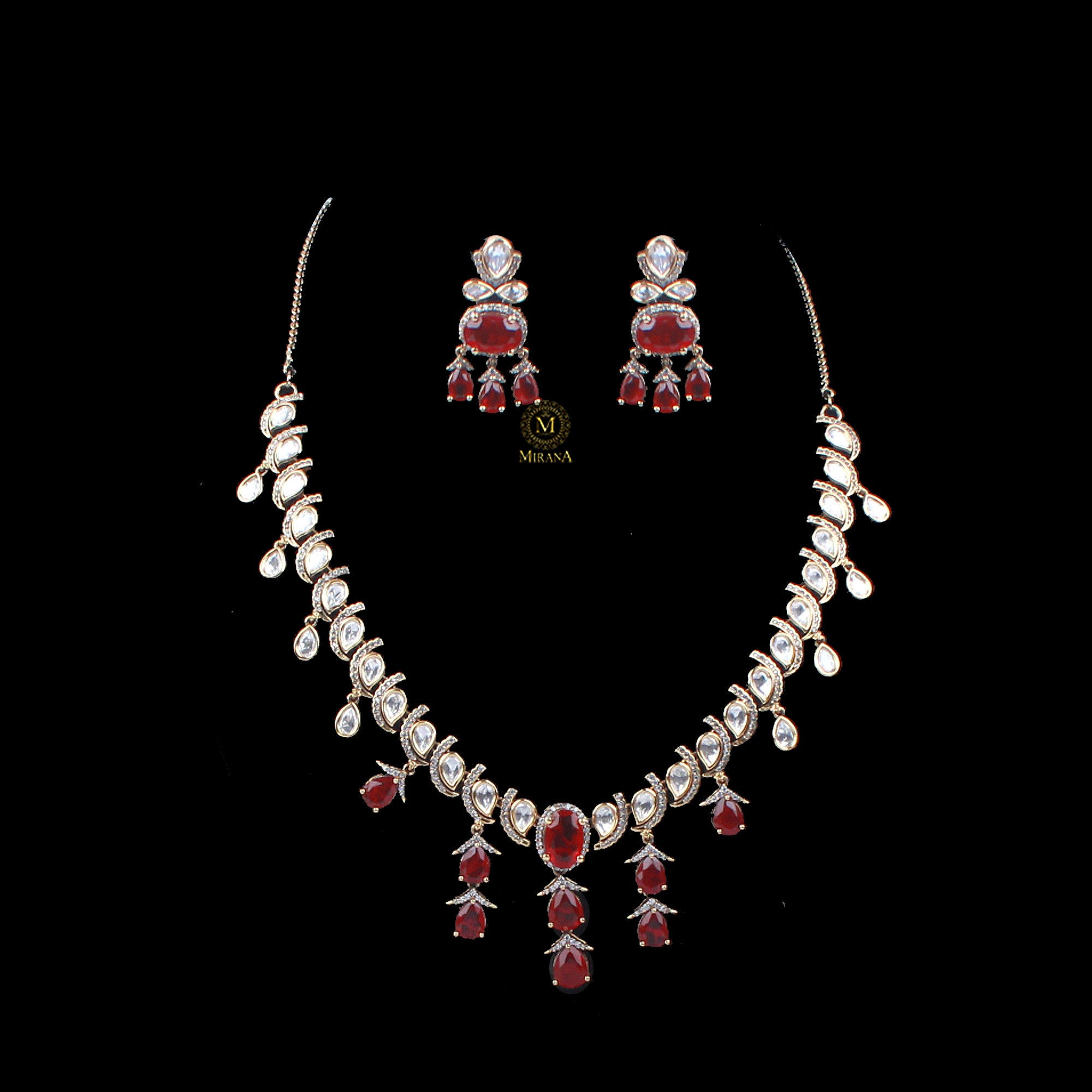 Triana Polki Designer Necklace Set