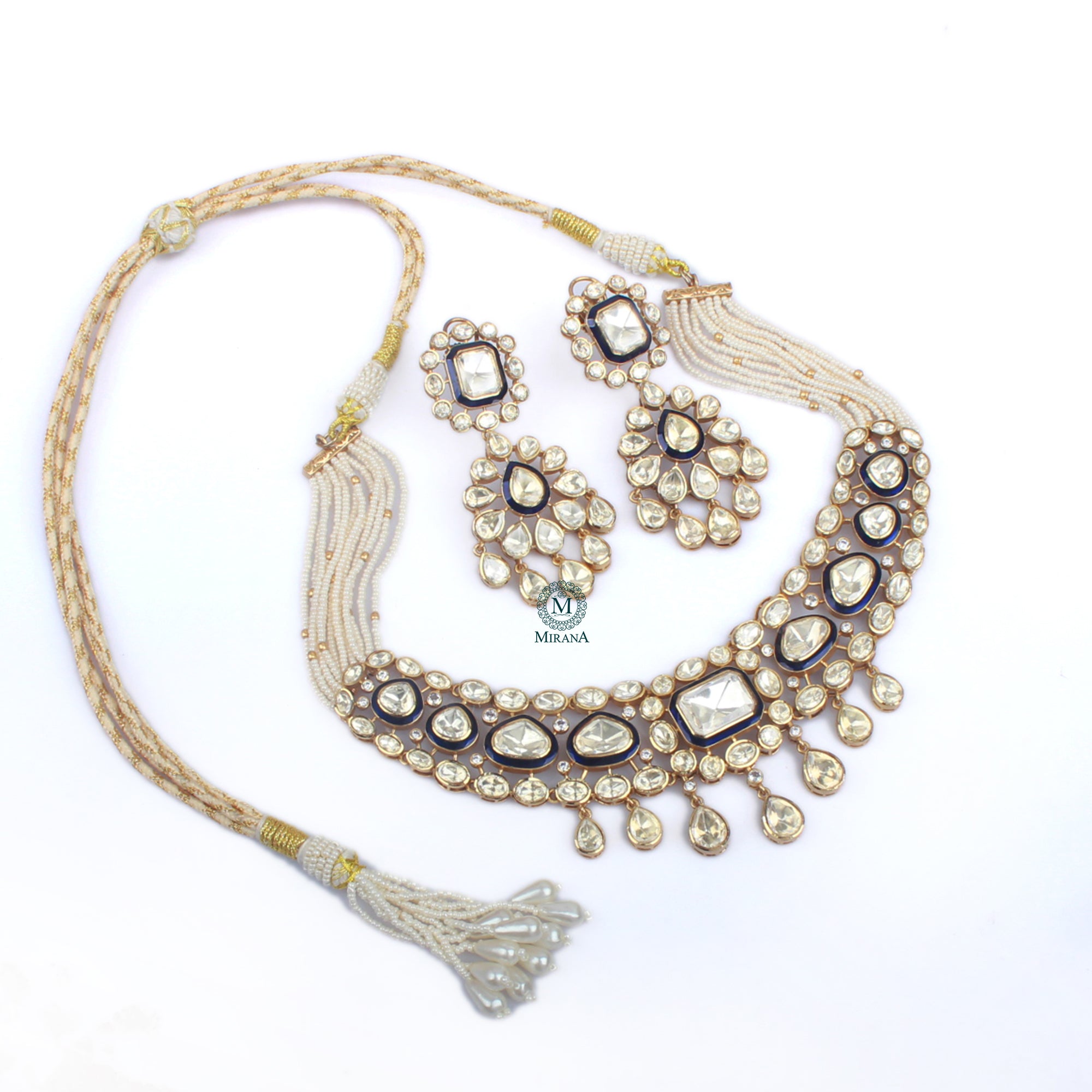 Shikha Moissanite Designer Necklace Set