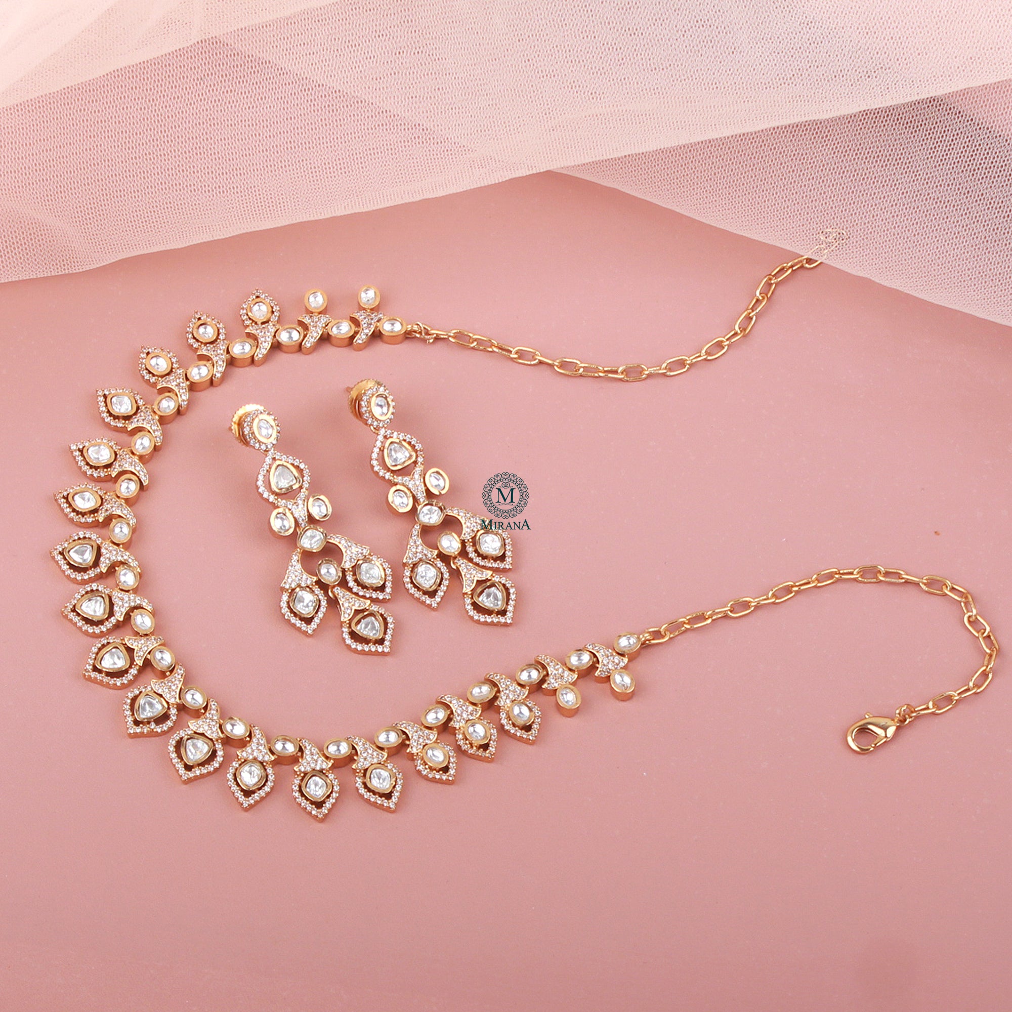 Kritika Polki Designer Necklace Set