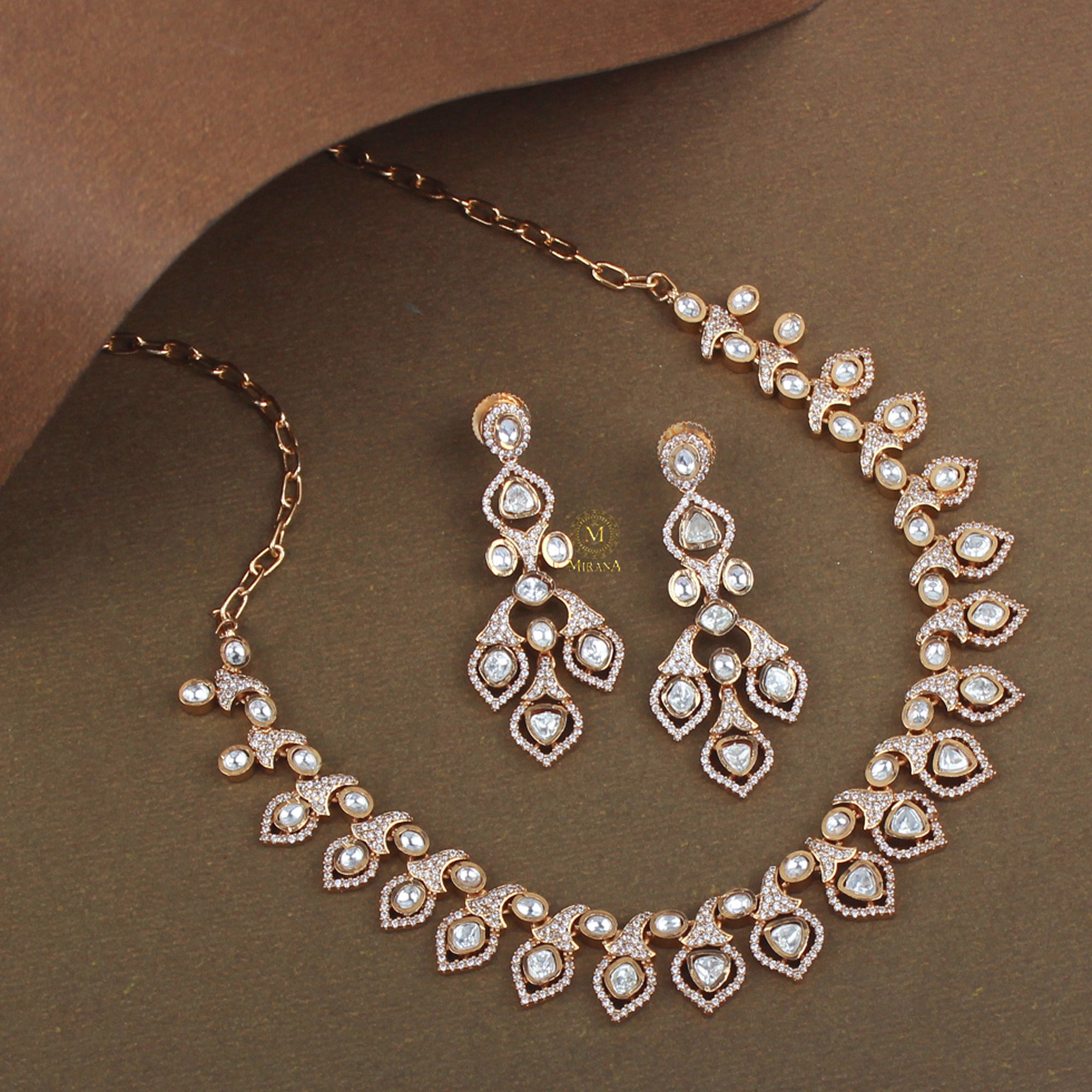 Kritika Polki Designer Necklace Set