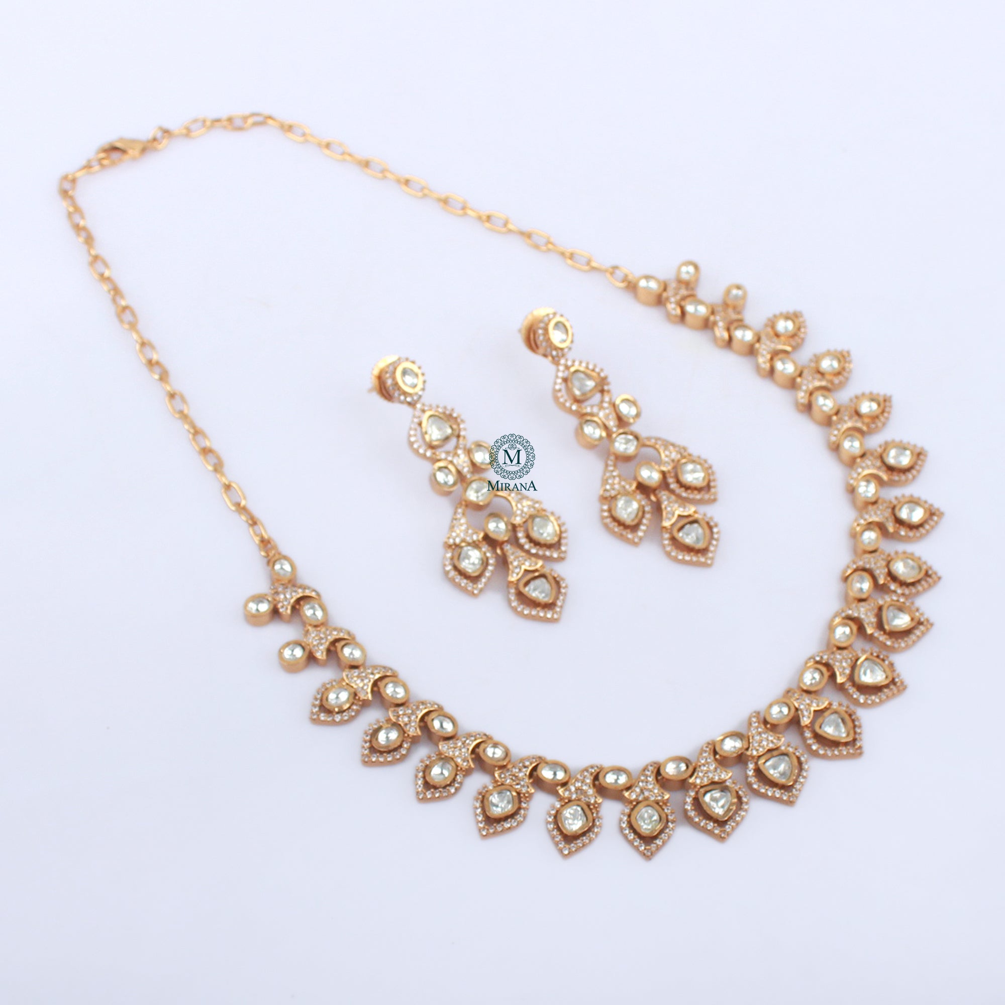 Kritika Polki Designer Necklace Set