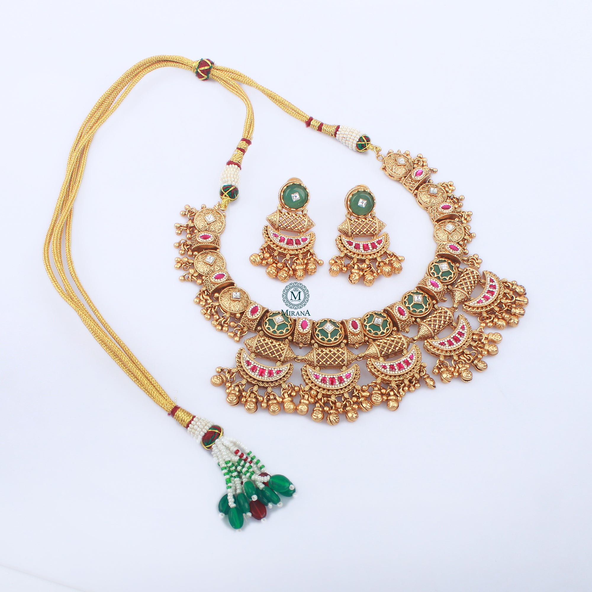 Vamya Antique Designer Necklace Set