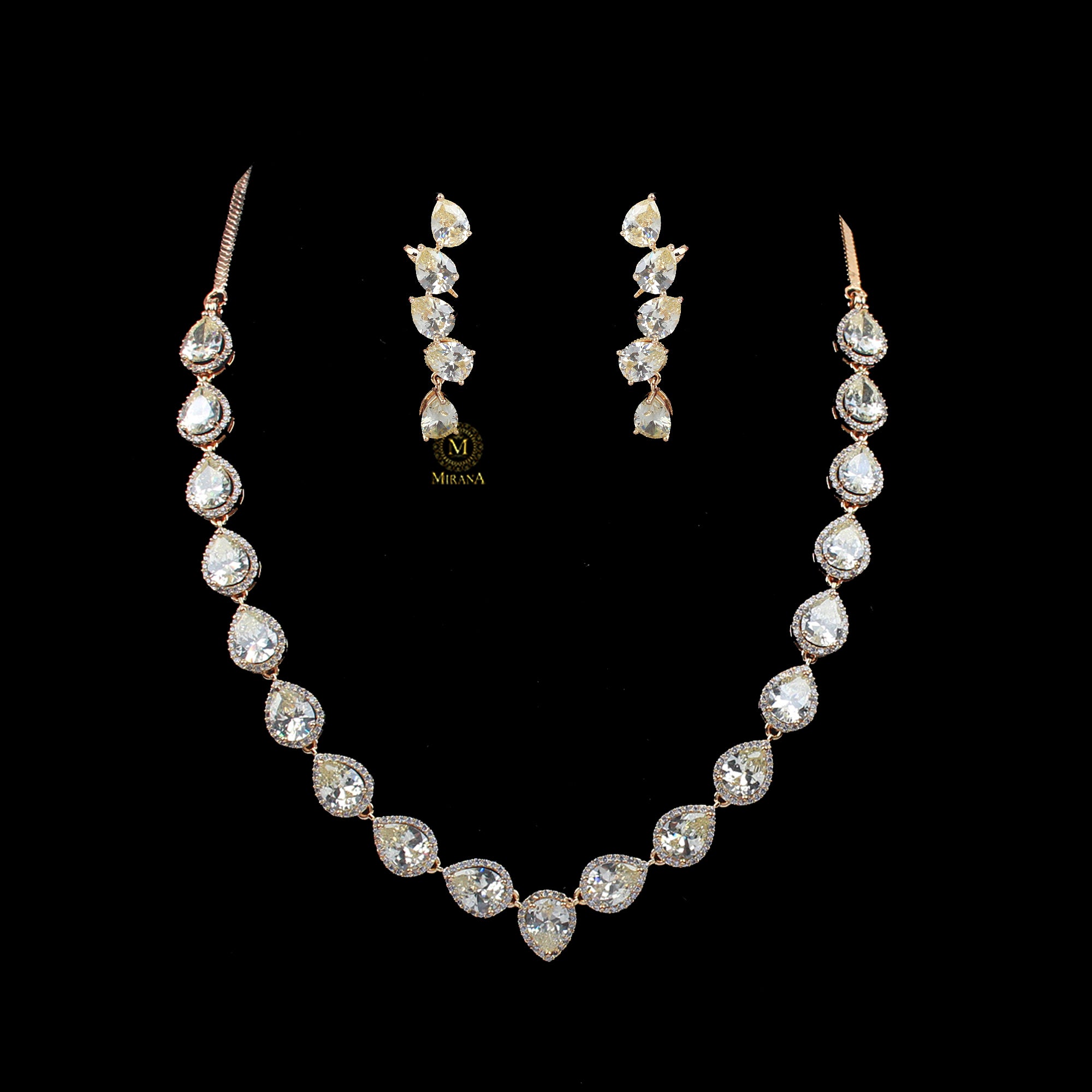 Shylie CZ Designer Necklace Set