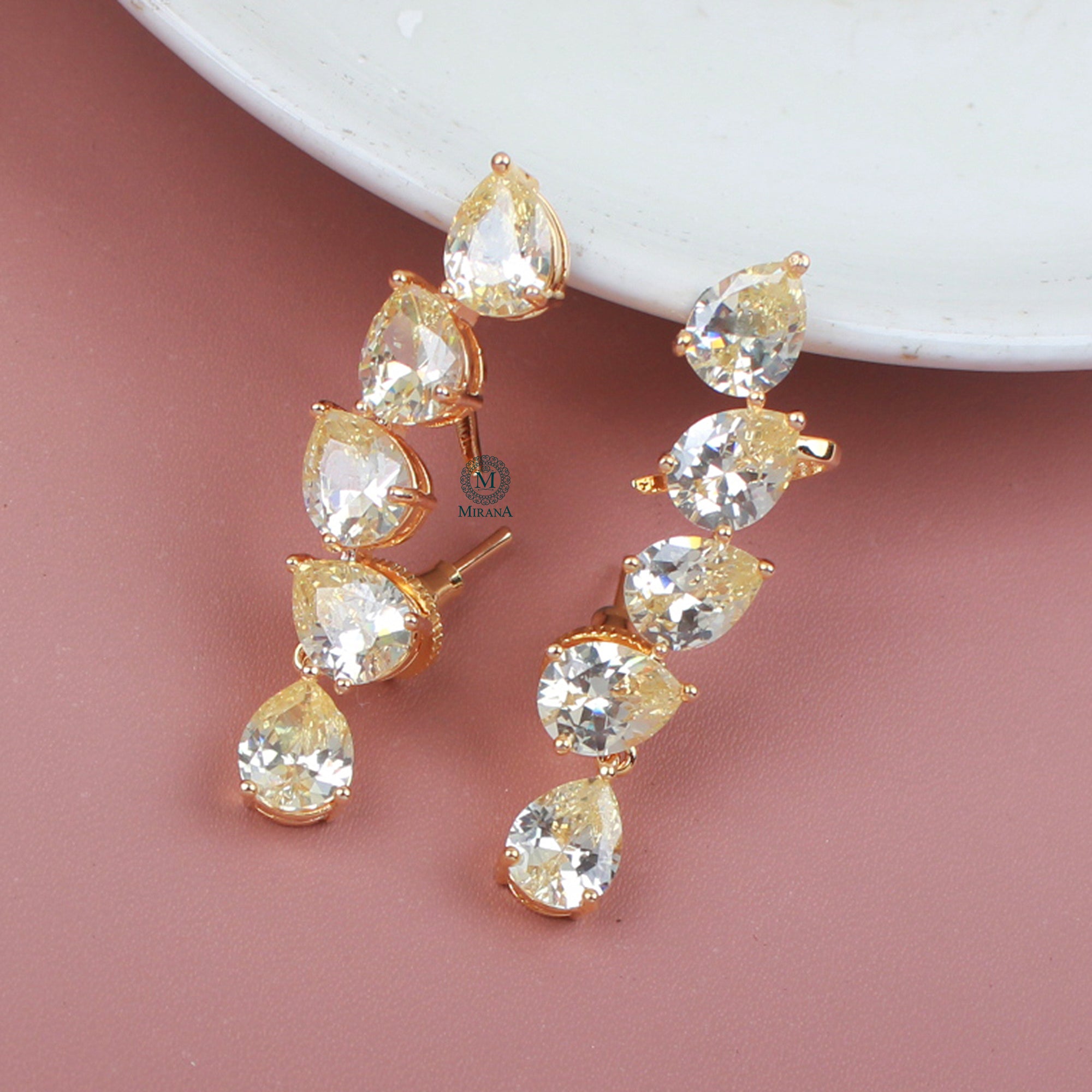 Shylie CZ Designer Necklace Set