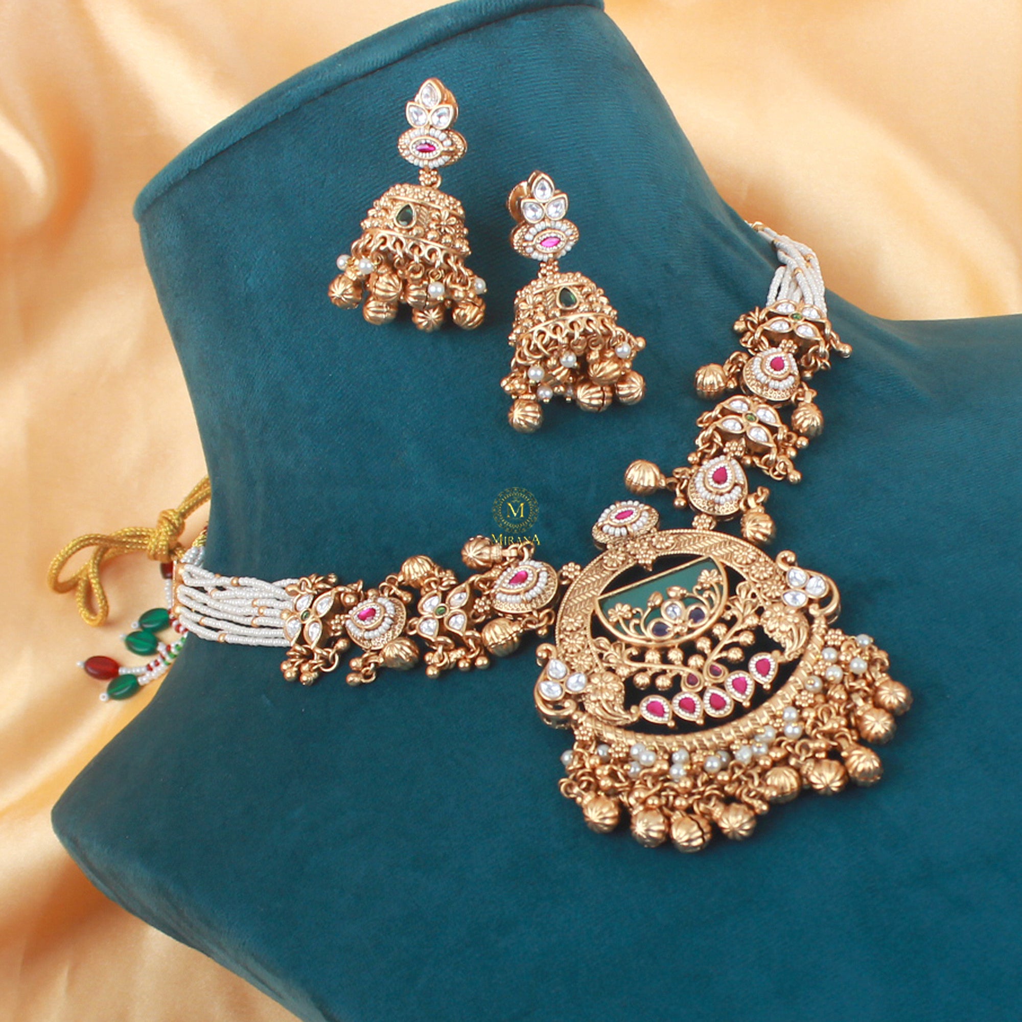 Dheera Antique Designer Necklace Set