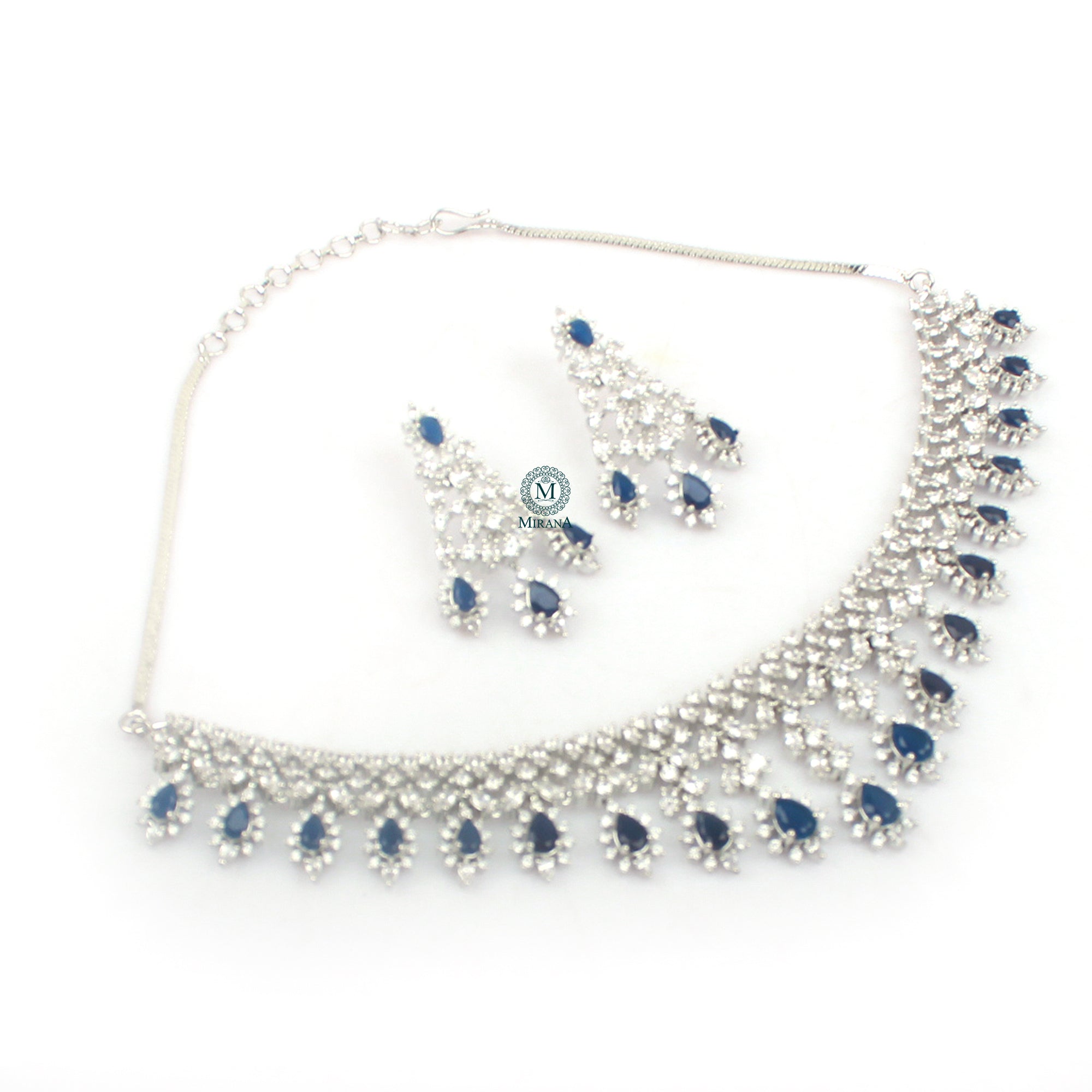 Avenley CZ Designer Necklace Set