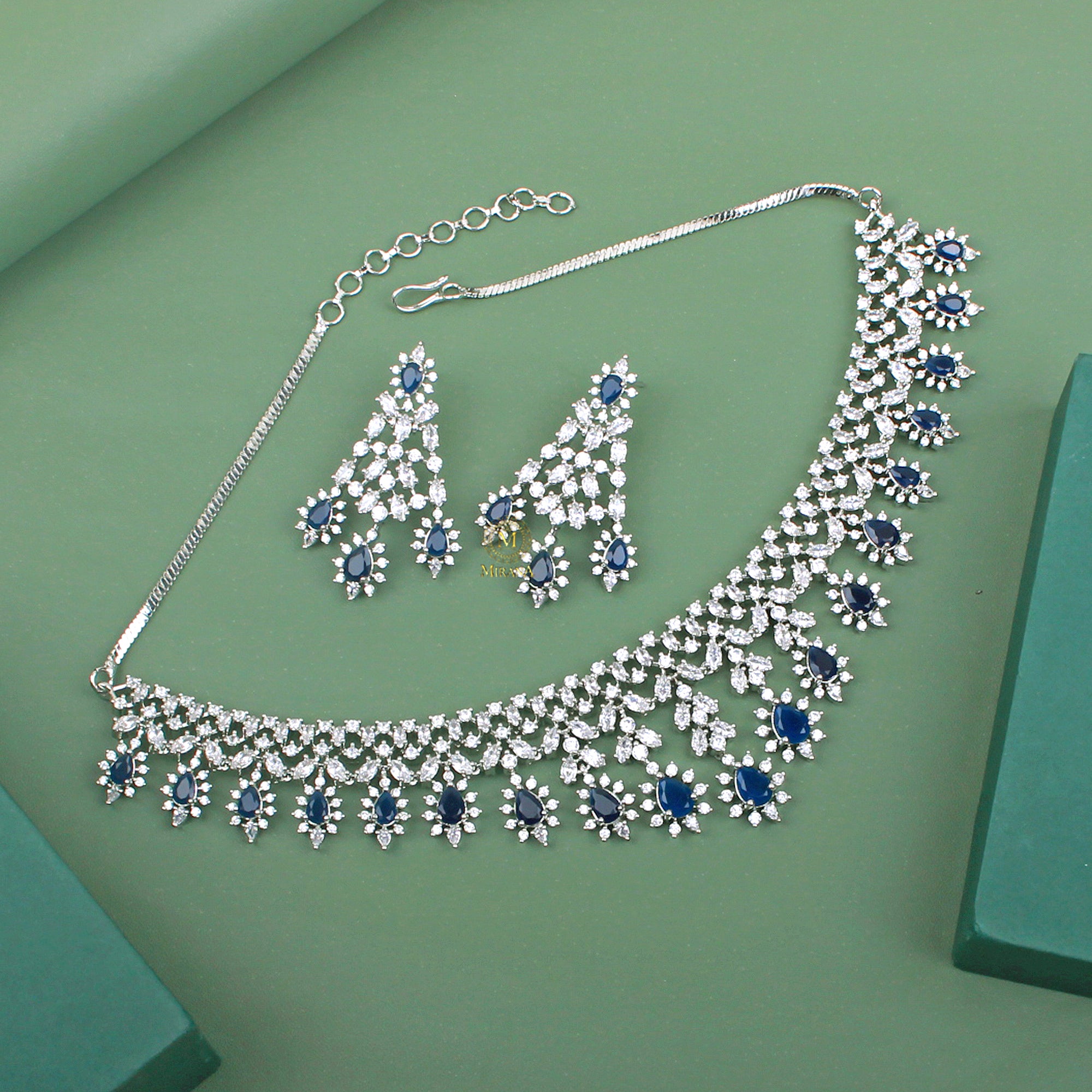 Avenley CZ Designer Necklace Set